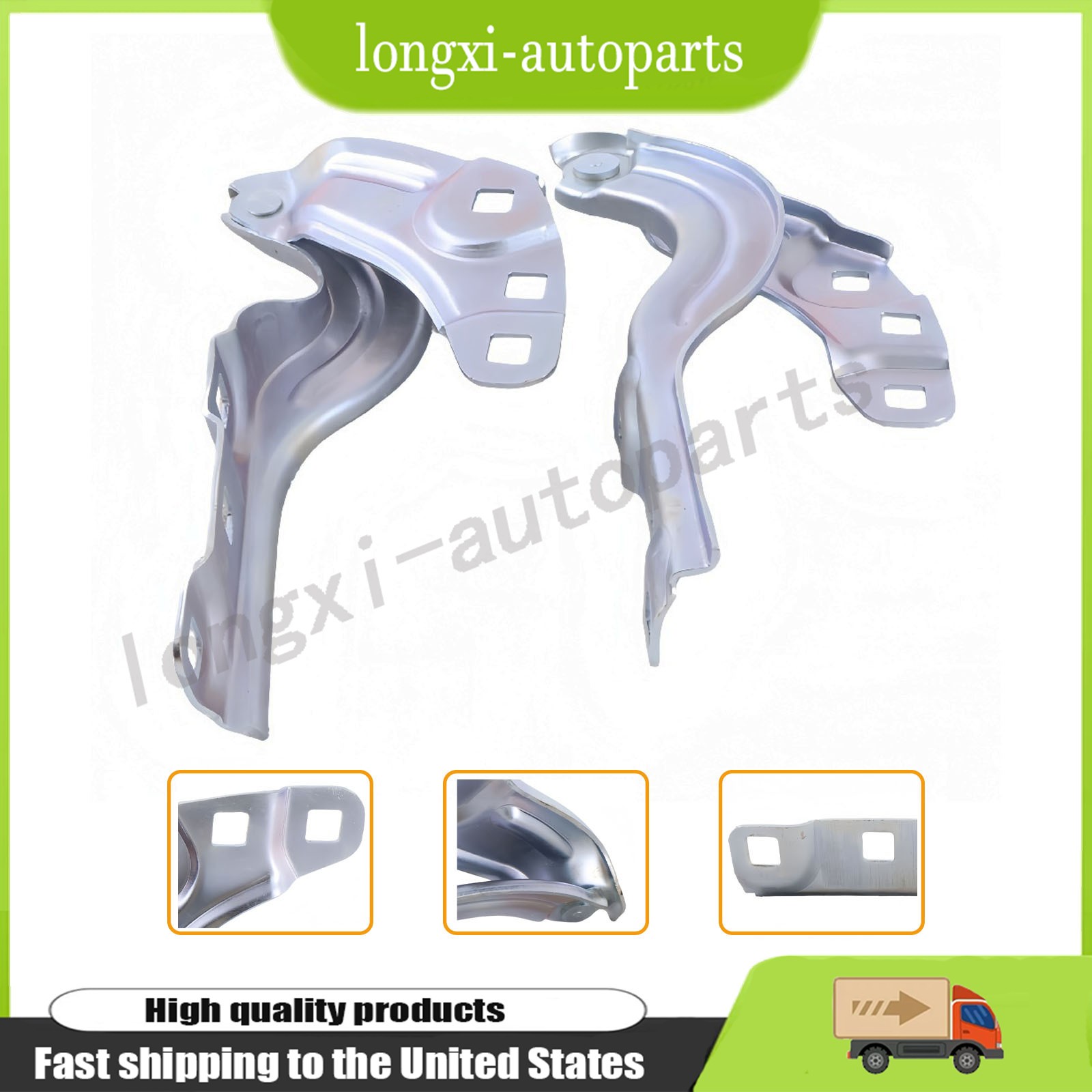 Front Hood Hinges Driver Passenger Side For 2024 Chevrolet Trax 42734515 Pair Front Hood Hinges Driver Passenger Side For 2024 Chevrolet Trax 42734515 Pair