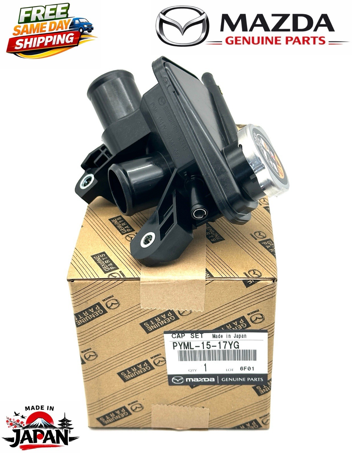 MAZDA Genuine OEM CAP SET FILLER-RADIATOR PYML-15-17YG CX-5 2019-2025 2.5T L4 MAZDA Genuine OEM CAP SET FILLER-RADIATOR PYML-15-17YG CX-5 2019-2025 2.5T L4