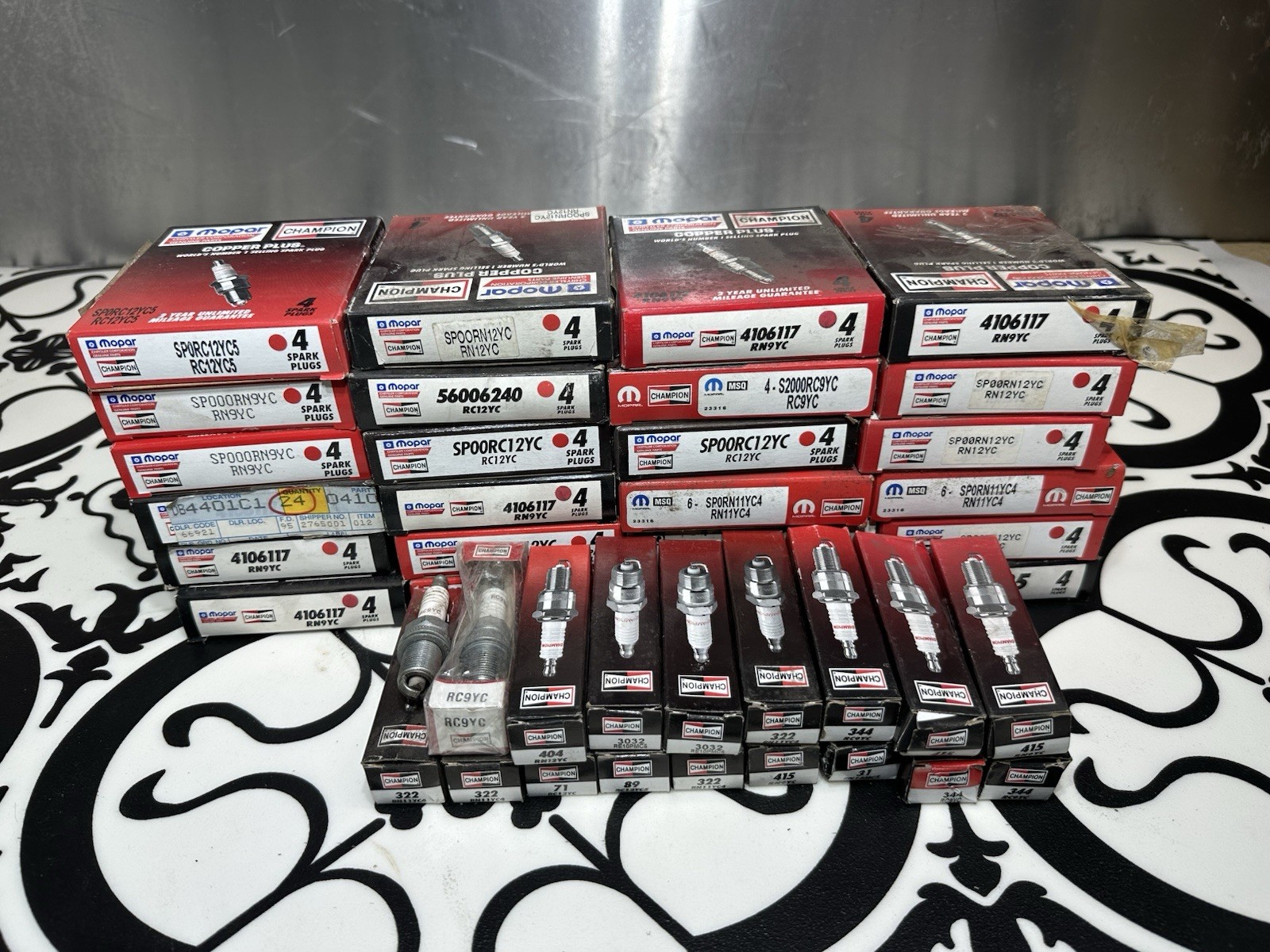 Mopar Spark Plug OEM Lot Huge Lot Of New Old Stock Going At One Price For All Mopar Spark Plug OEM Lot Huge Lot Of New Old Stock Going At One Price For All