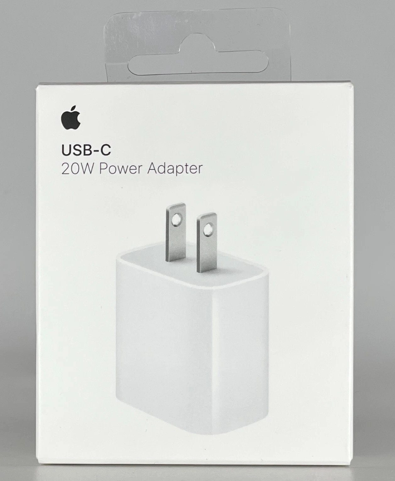 Genuine Apple 20W USB-C Power Adapter Wall Charger - White Genuine Apple 20W USB-C Power Adapter Wall Charger - White