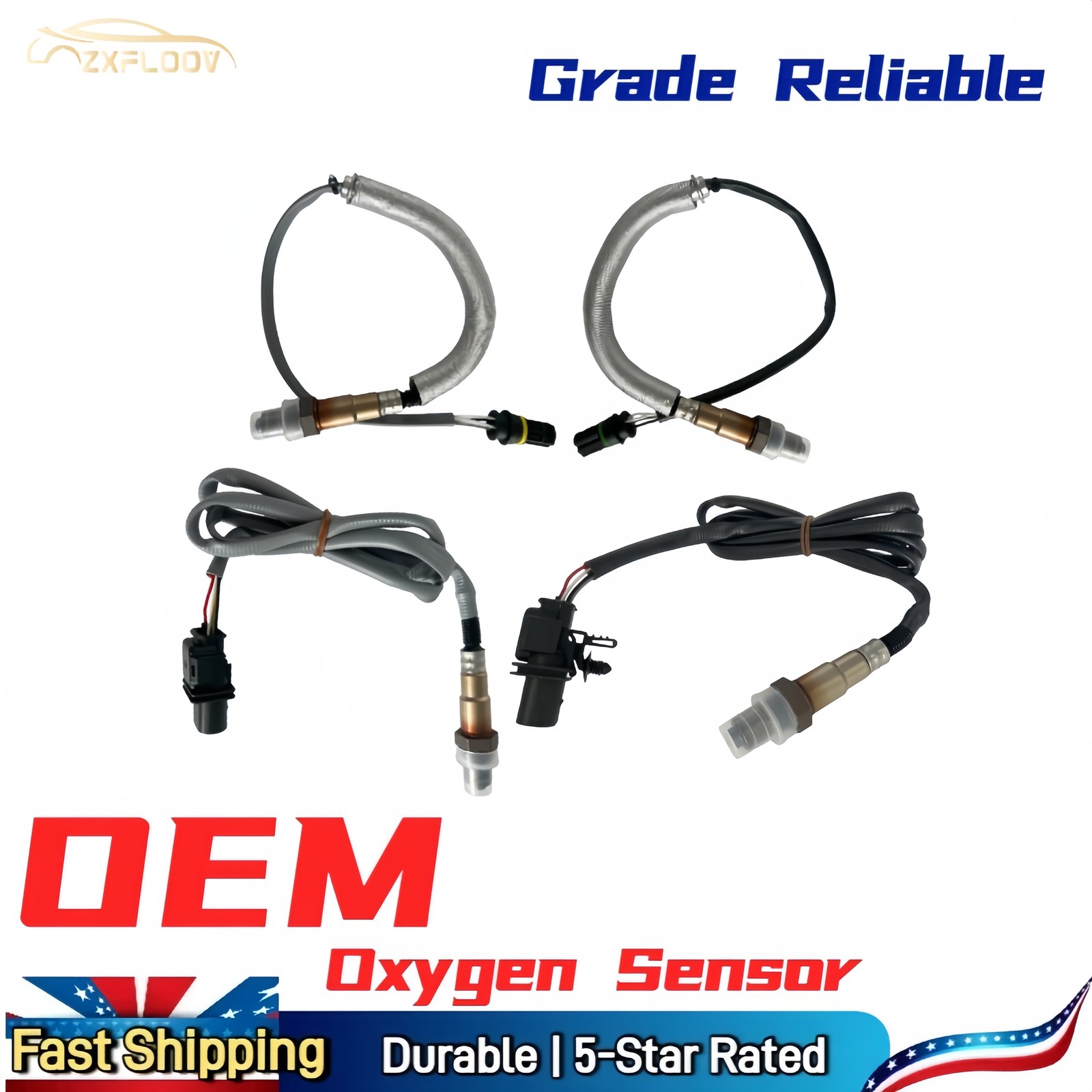 OEM 4PCS Oxygen O2 Sensors Fit BMW 128i 328i 335i X3 Z4 3.0L Engine