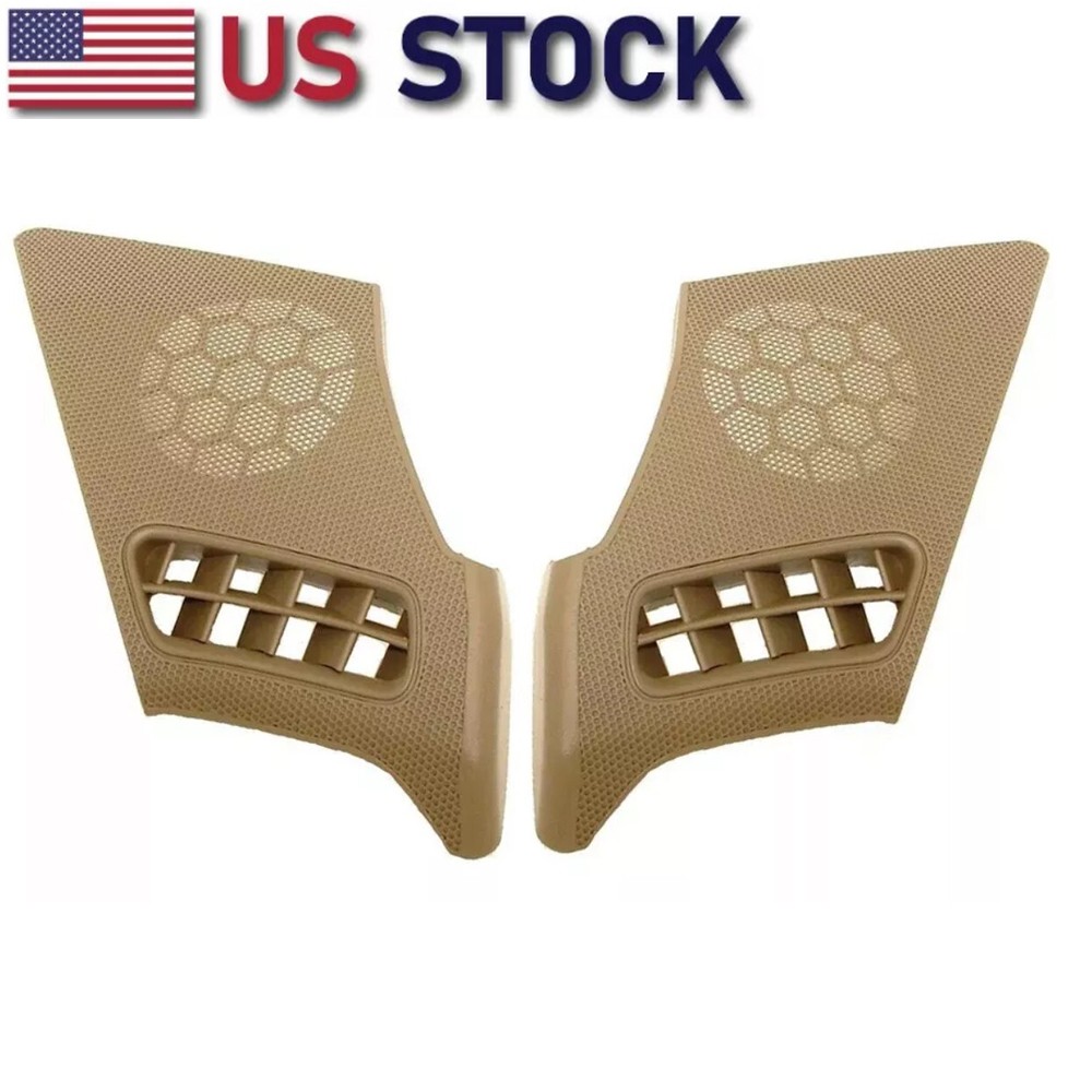 For Mercedes W210 E-Class E320/430 1996-2003 Beige Dash Vent Speaker Grill Cover