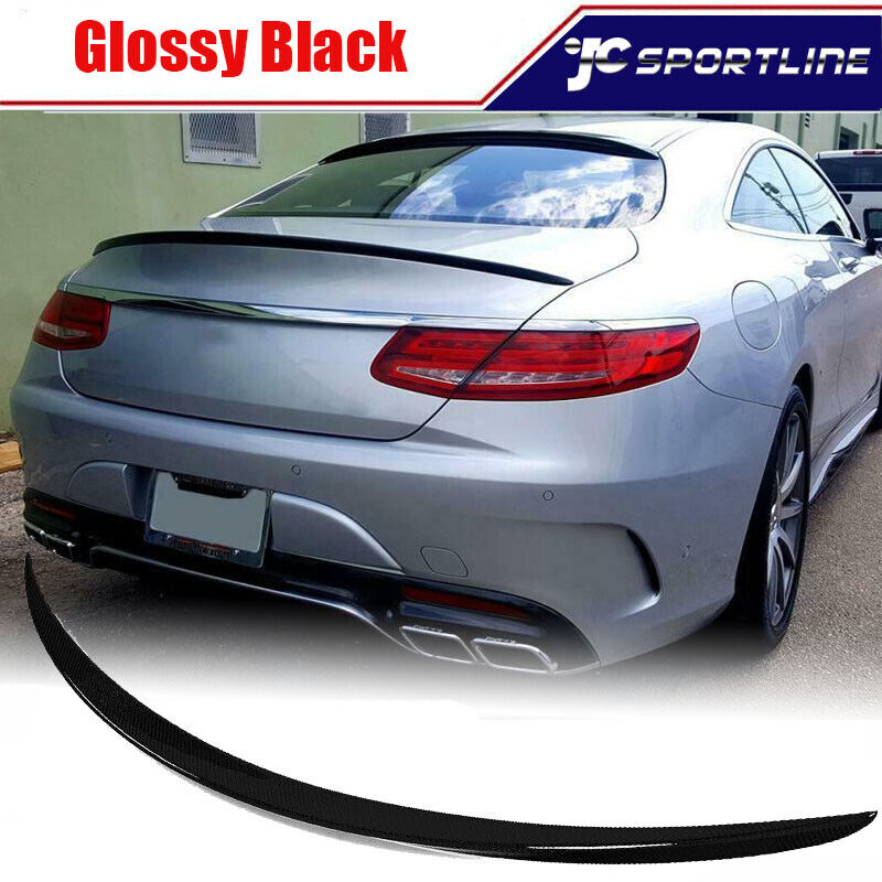 Fits Mercedes Benz S-Class C217 S63 S65 AMG Coupe Trunk Spoiler Wing Gloss black