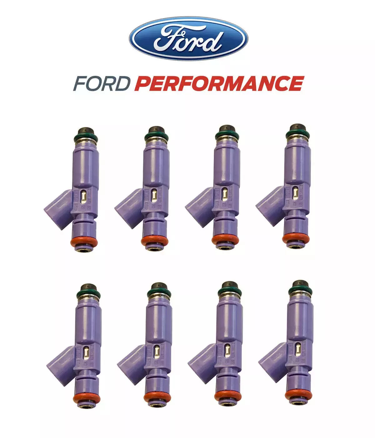 1986-1995 Mustang 5.0 V8 Genuine Ford Racing 24 lb pound Fuel Injectors set of 8