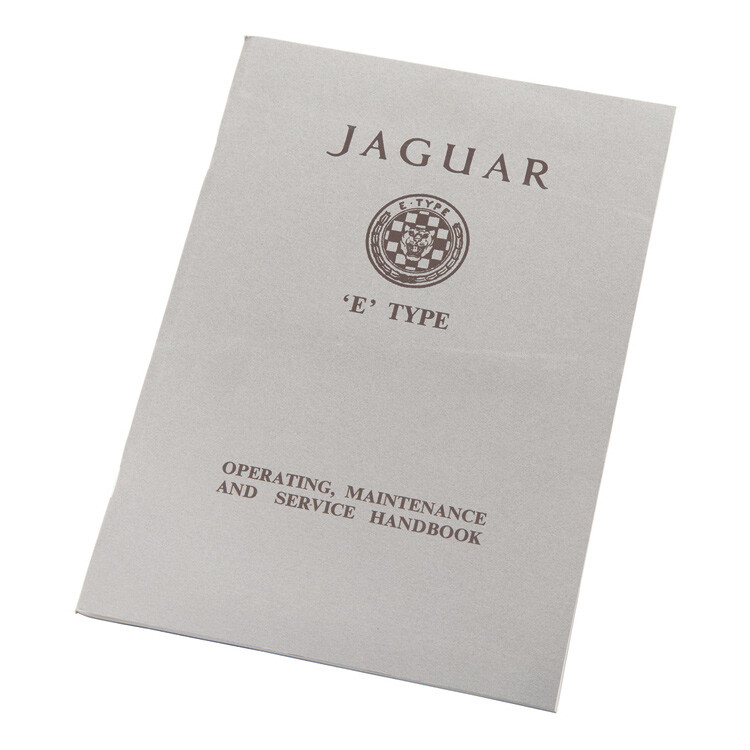JAGUAR E-TYPE DRIVER\'S HANDBOOK SERIES 1 3.8 E122/7 JAGUAR E-TYPE DRIVER\'S HANDBOOK SERIES 1 3.8 E122/7