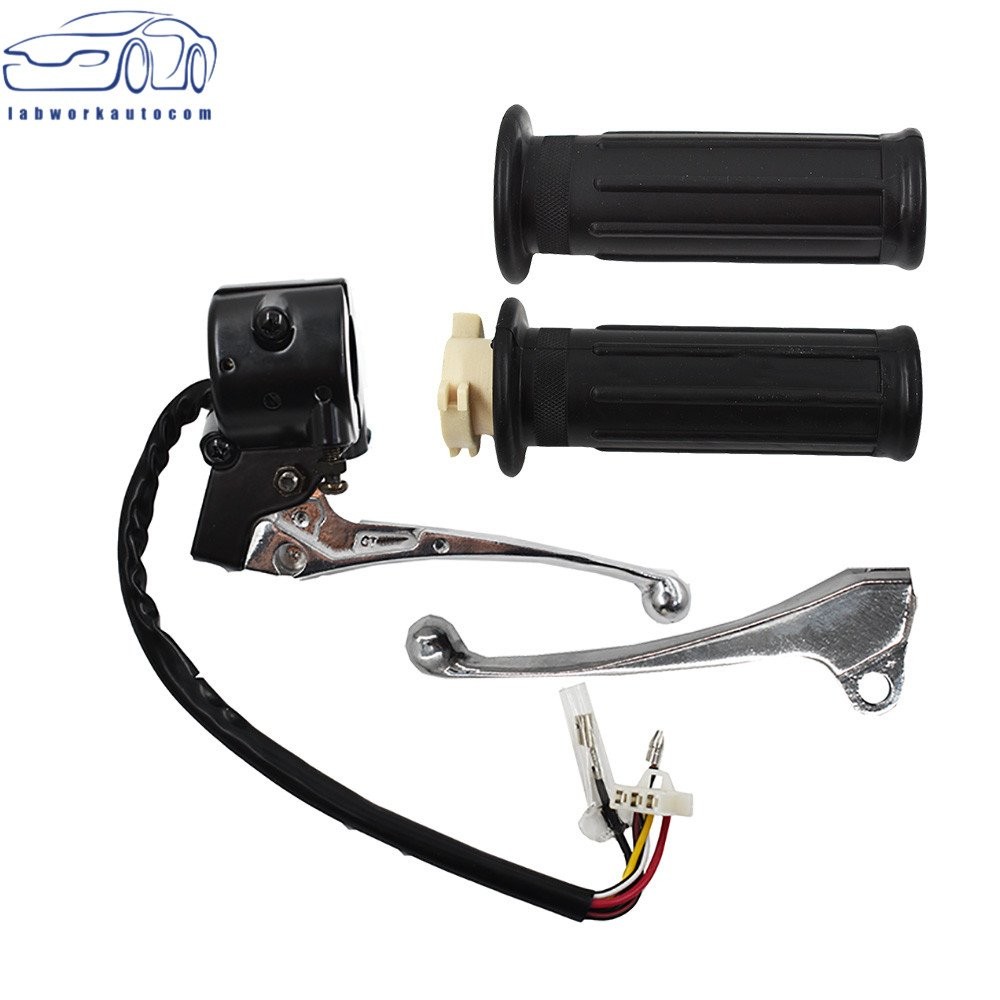 For Yamaha PW50 Y-Zinger Brake Throttle Housing Handle Lever Assembly LH/RH
