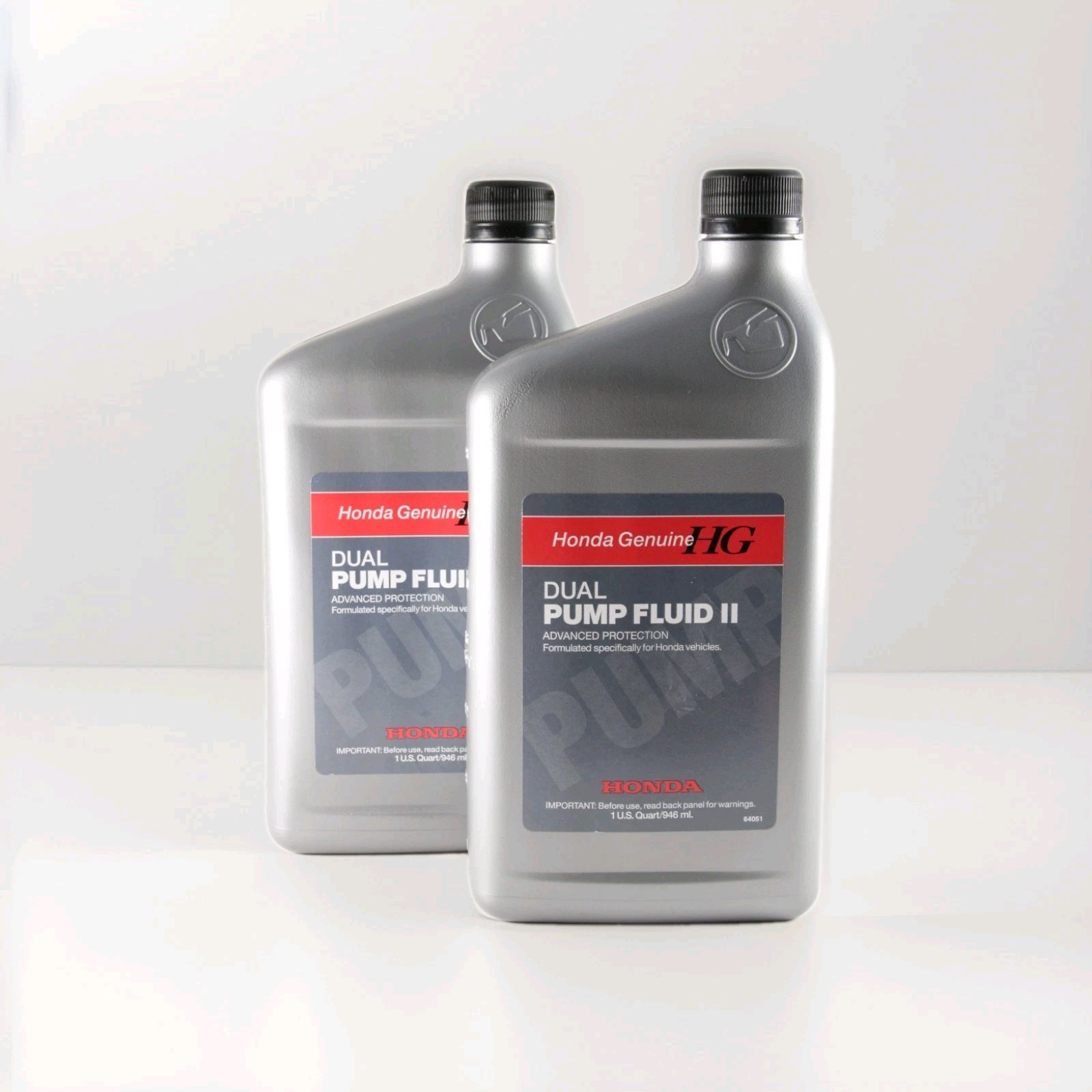 LOT of 2 - Honda Genuine HG Dual Pump Fluid II - OEM 08200-9007 (Part# 64052)