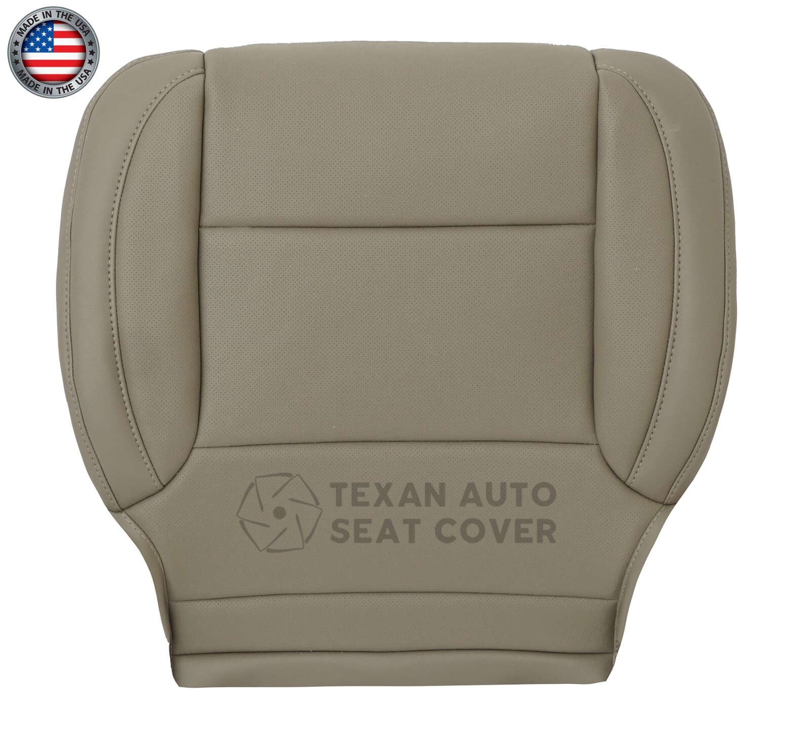 2014 - 2019 GMC Sierra Yukon XL Tan Leather Perforated Replacement Seat Cover 2014 - 2019 GMC Sierra Yukon XL Tan Leather Perforated Replacement Seat Cover
