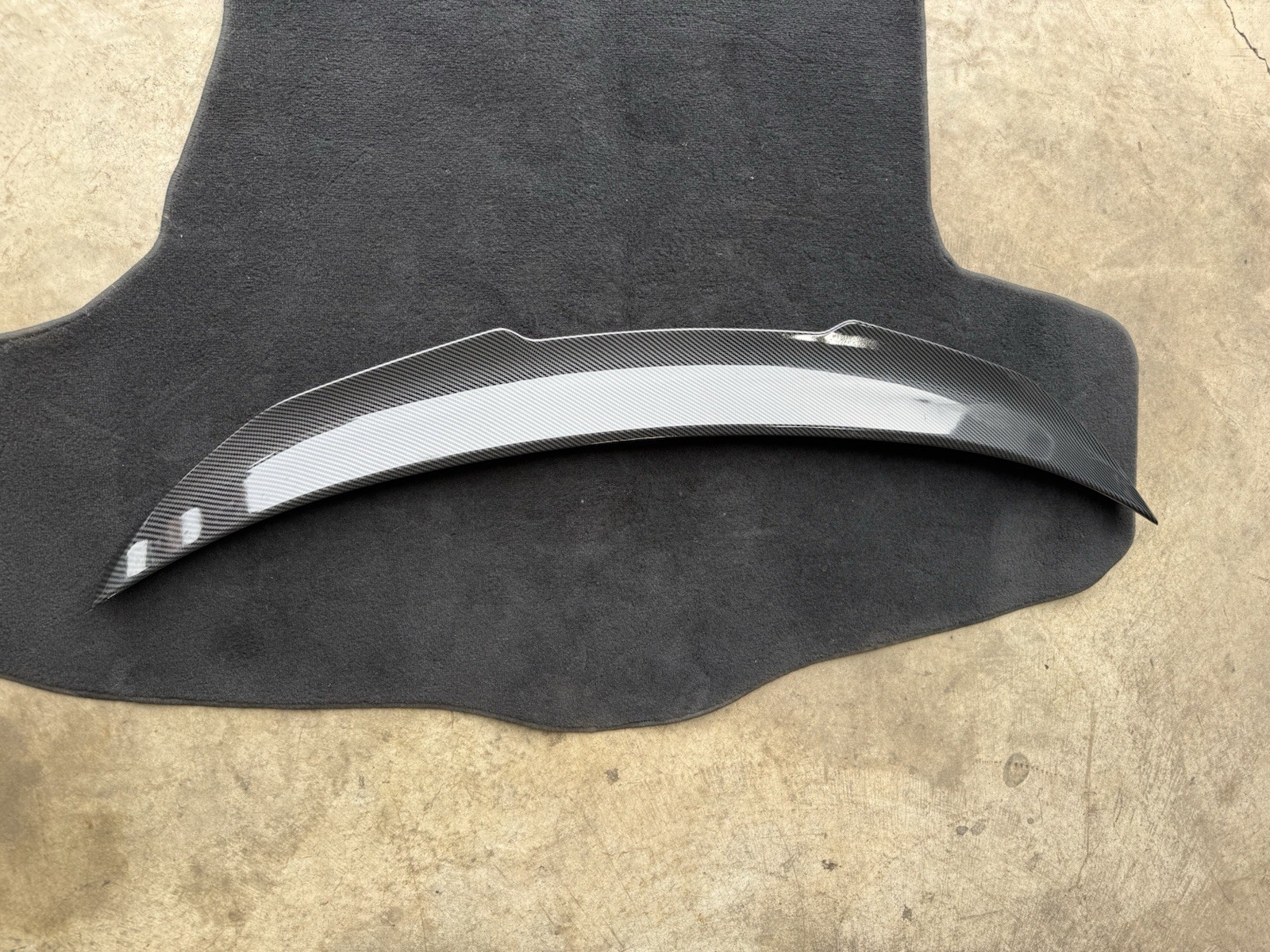 Carbon Fiber Trunk Wing Spoiler For Infiniti Q50 Q50S 2014-2024 Carbon Fiber Trunk Wing Spoiler For Infiniti Q50 Q50S 2014-2024
