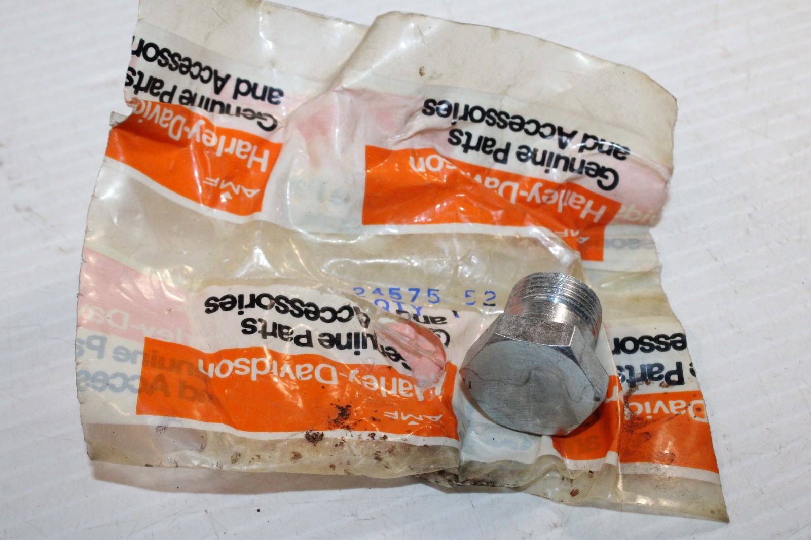 GENUINE Harley-Davidson Speedometer Block Off Plug 24575-52- XLH XLCH XL NOS