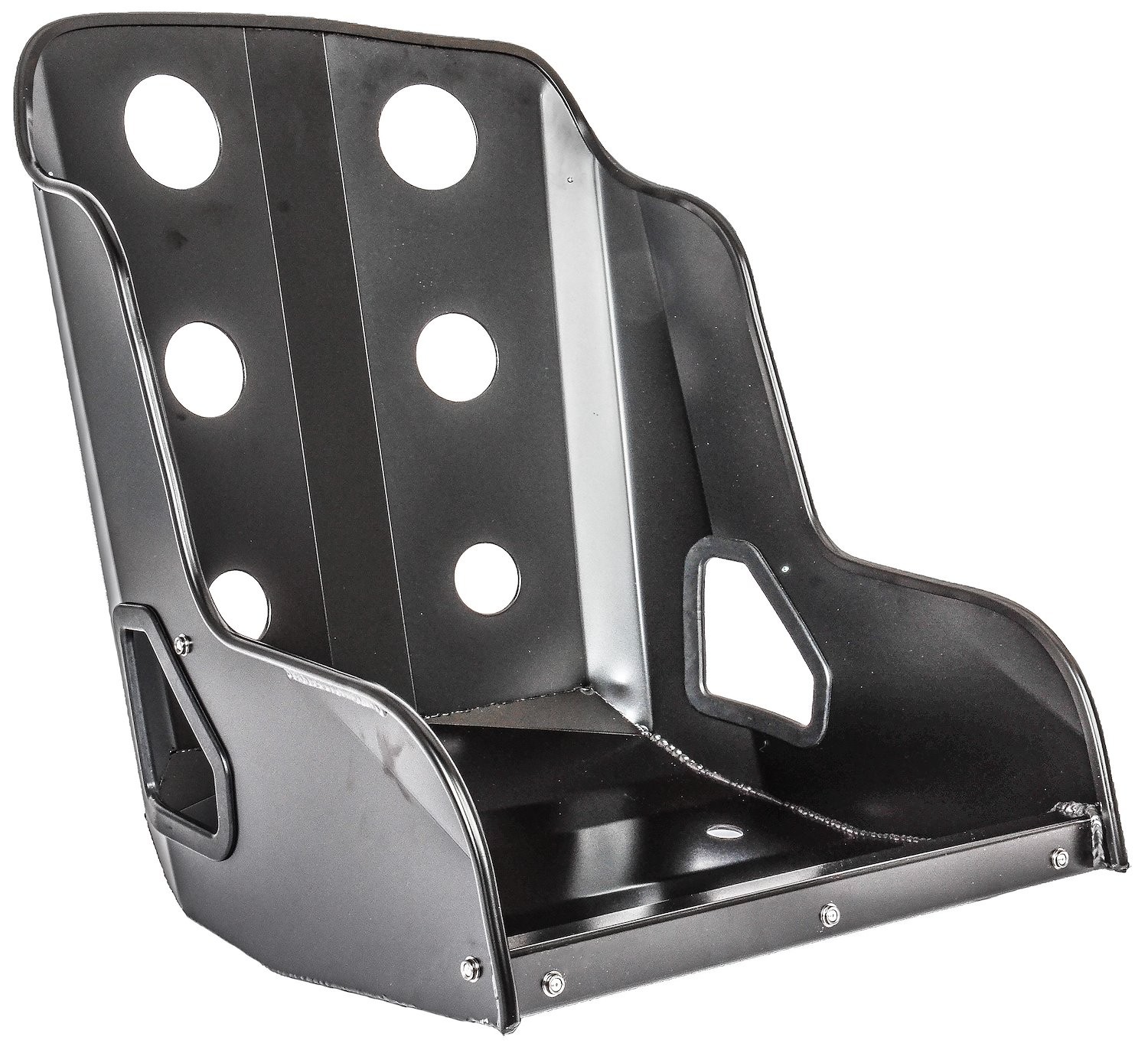 JEGS Bomber Seat 18 in. Black Aluminum