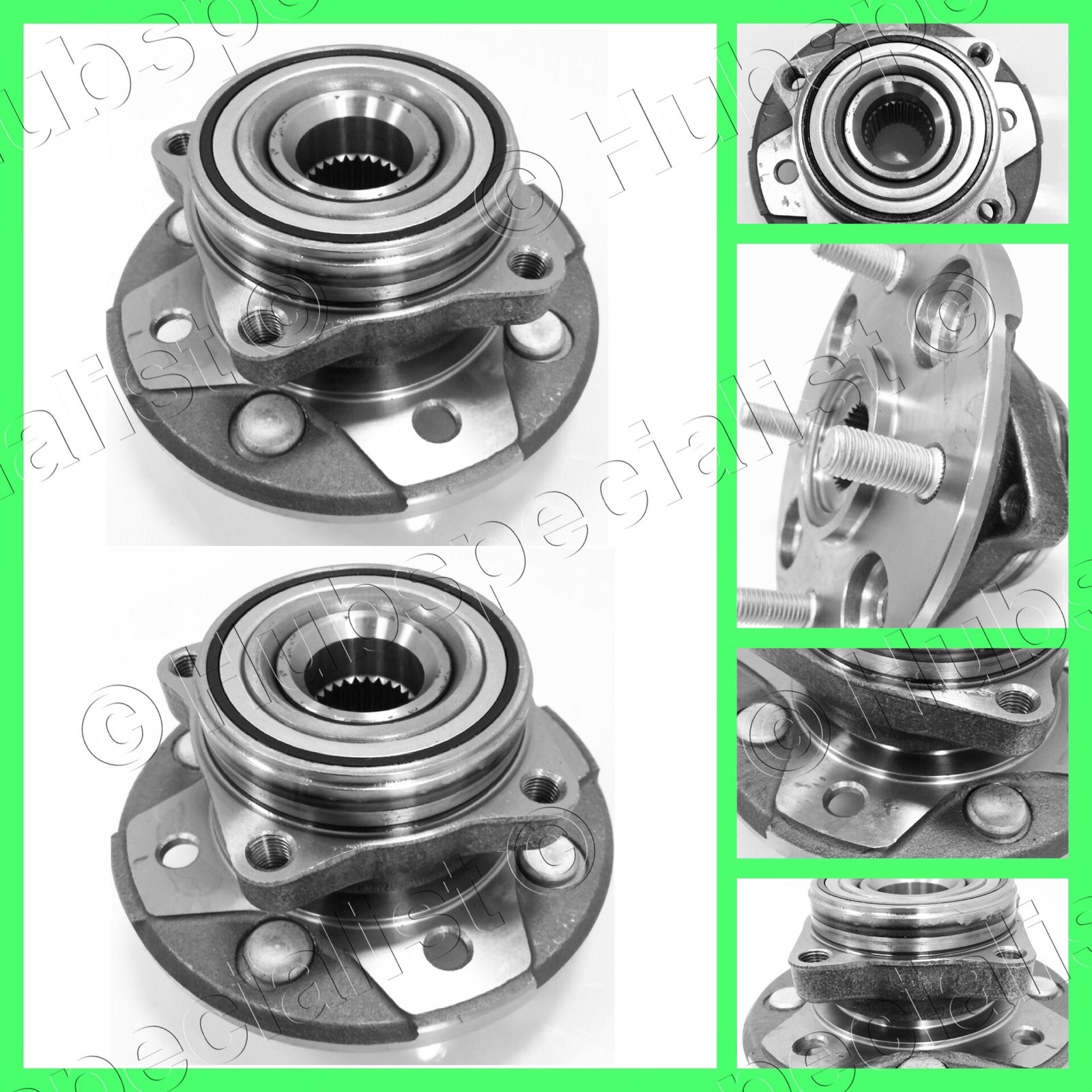 FRONT WHEEL HUB BEARING ASSEMBLY FOR HONDA ACCORD V6 ONLY 2-3 DAY RECEIVE PAIR FRONT WHEEL HUB BEARING ASSEMBLY FOR HONDA ACCORD V6 ONLY 2-3 DAY RECEIVE PAIR