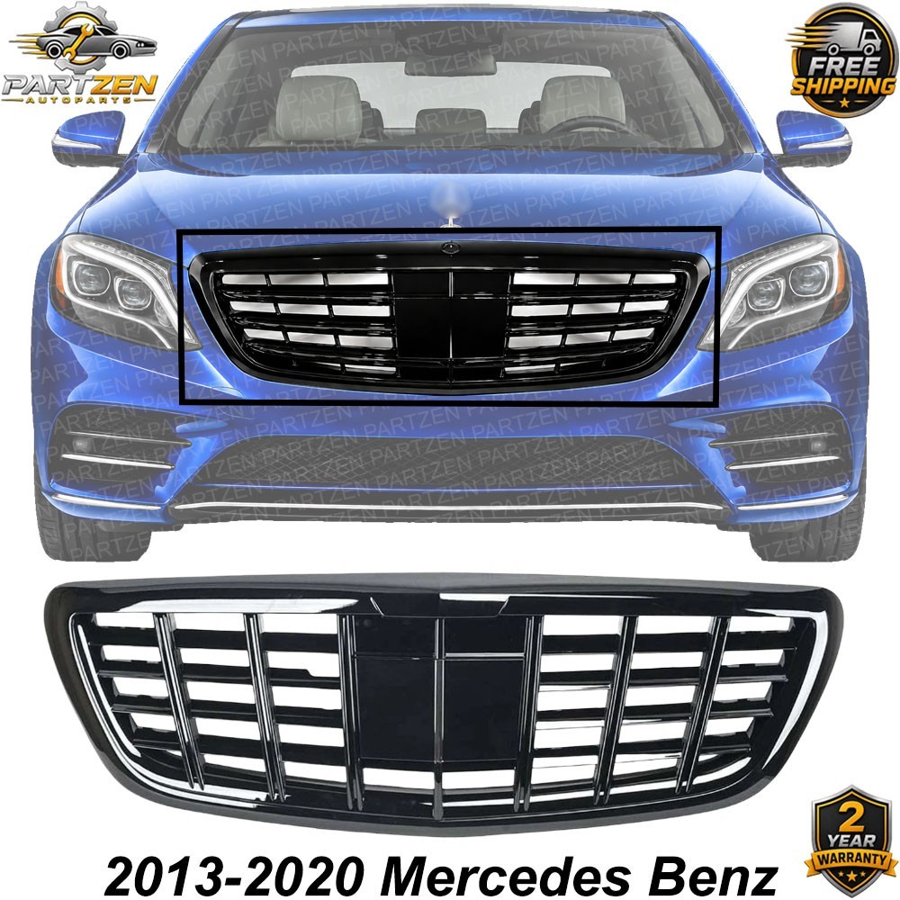 Front Upper Grille For 2013-2020 Mercedes Benz