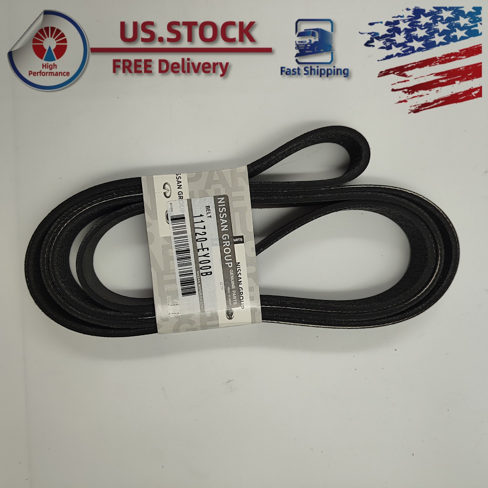 Serpentine Drive Belt For Nissan Infiniti 11720-EY00B 2008-2020