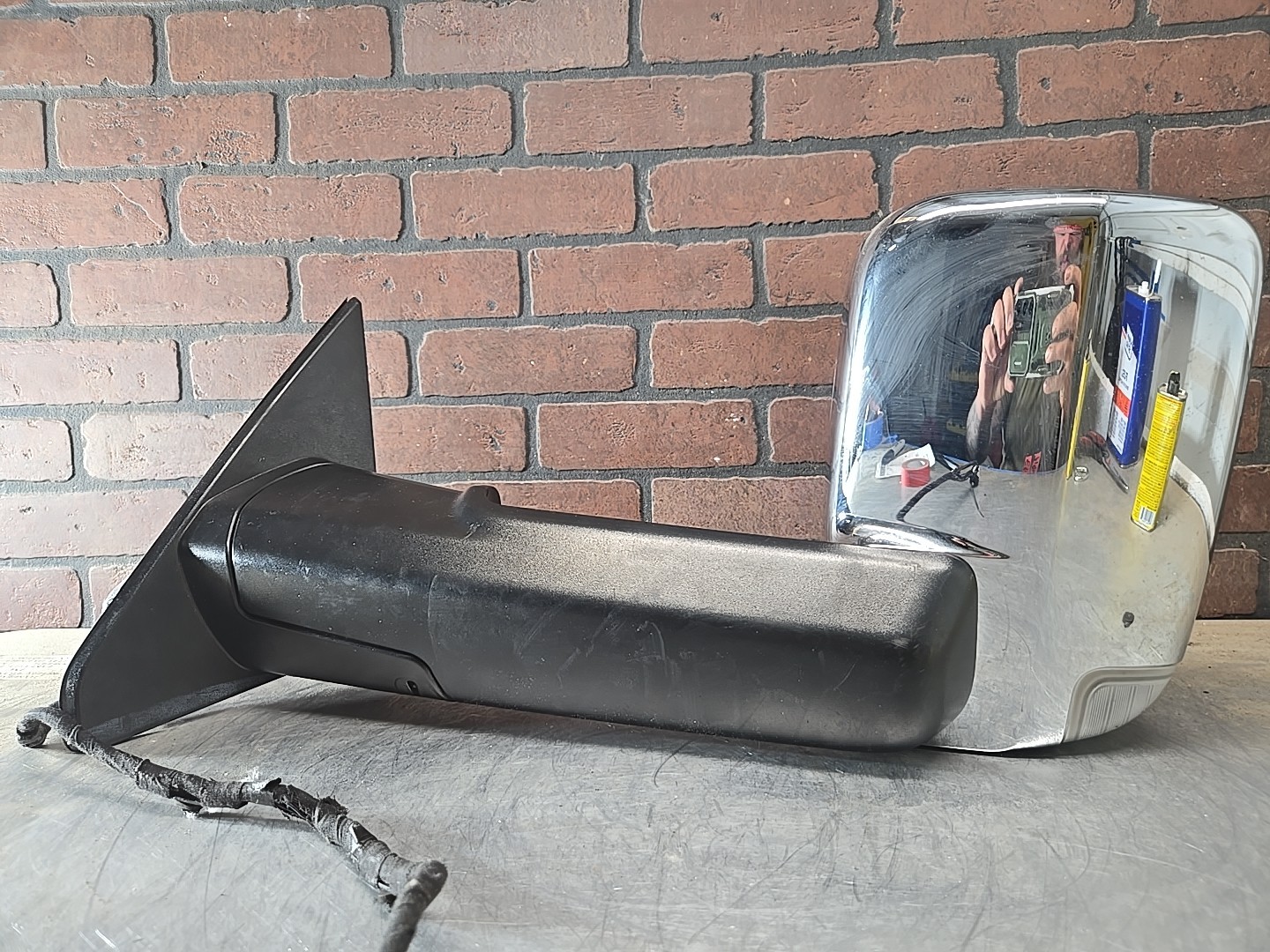 2019-24 RAM New Style OEM Left LH Driver Blind Spot Tow Mirror 16WIRE. 1463L
