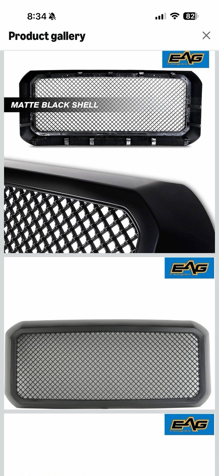ford f250/f350 grill black mesh 11-16 slightly used ford f250/f350 grill black mesh 11-16 slightly used