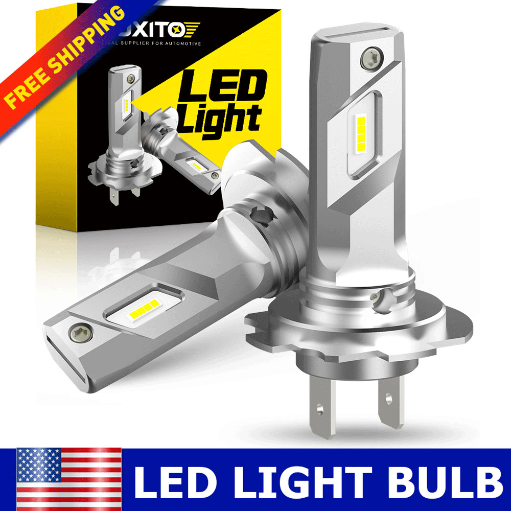 AUXITO H7 LED Headlight Kit High Low Beam Bulbs 80000LM White Super Bright 2-20x