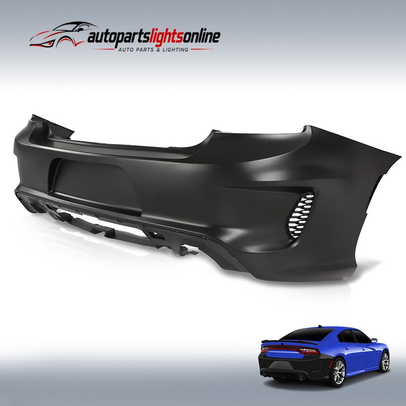 Fit For 2015-2022 2023 Dodge Charger W/ Side Vents Rear Bumper Cover Fascia NEW