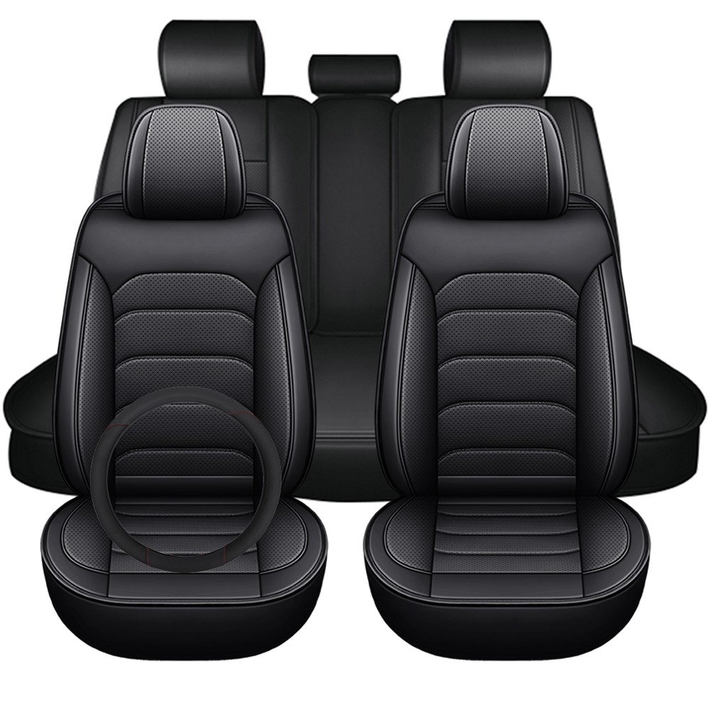 For FORD Car Seat Covers Protector Nappa Leather Front & Rear Full Set Cushion