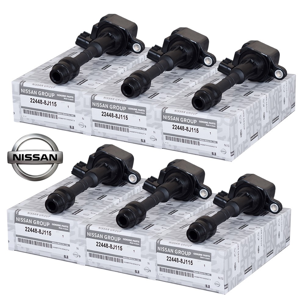 6PCS Genuine UF349 Ignition Coil For Nissan Pathfinder Maxima Xterra 22448-8J115 6PCS Genuine UF349 Ignition Coil For Nissan Pathfinder Maxima Xterra 22448-8J115