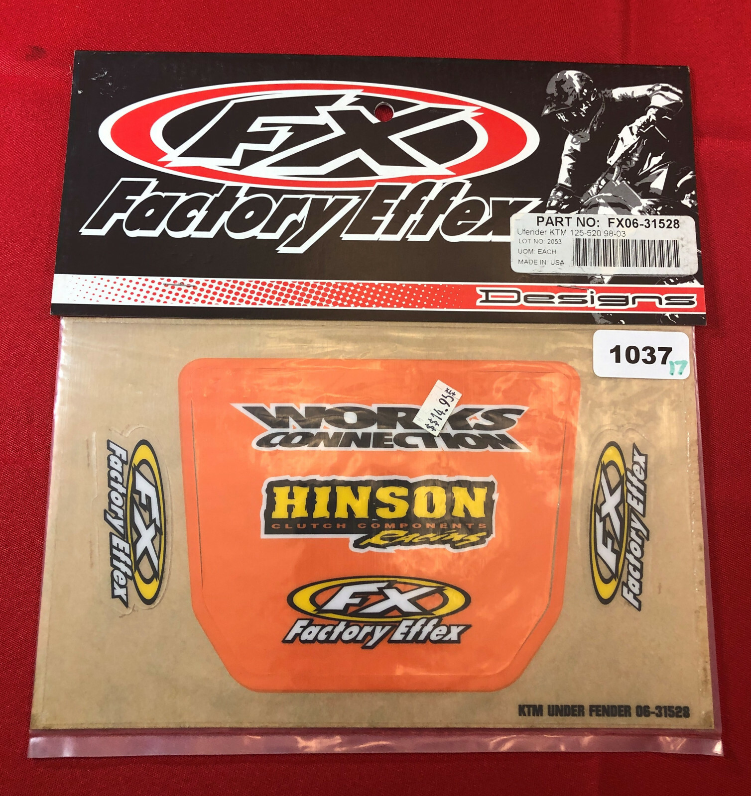 NOS Factory Effex FX06-31528 KTM 125 520 98-03 NOS Factory Effex FX06-31528 KTM 125 520 98-03