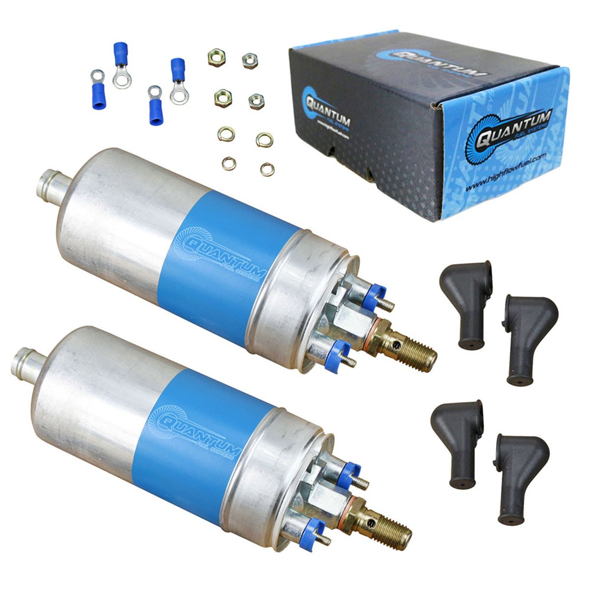 QFS Inline OEM Dual Fuel Pumps 86-91 Mercedes-Benz 420SEL 4.5LÂ E10003 QFS Inline OEM Dual Fuel Pumps 86-91 Mercedes-Benz 420SEL 4.5LÂ E10003