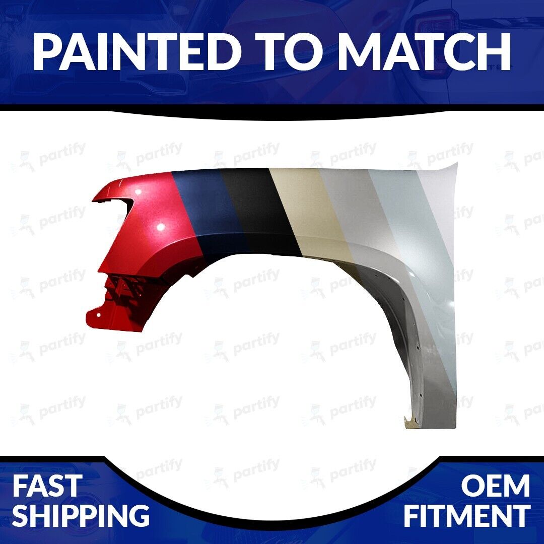 NEW Painted Driver Side Fender For 2007-2014 Chevrolet Avalanche/Suburban/Tahoe