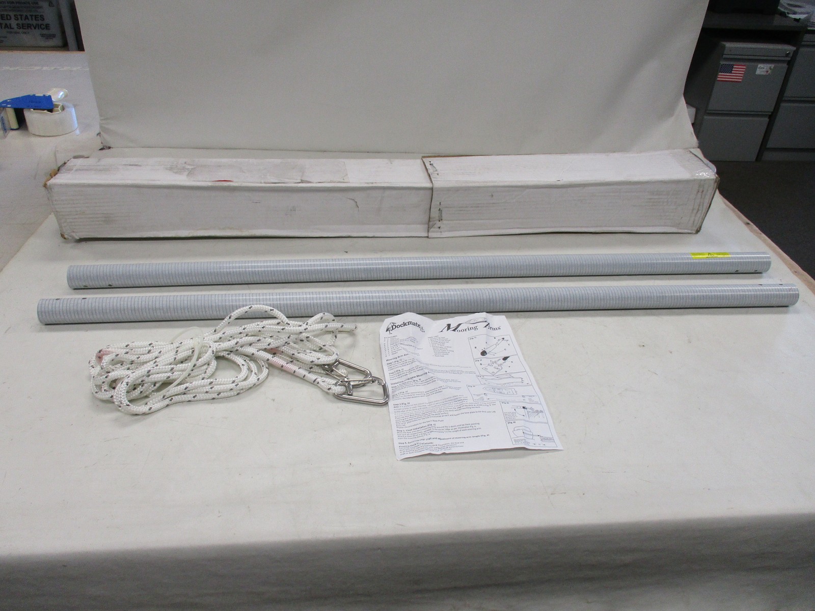 DOCKMATE MOORING ARMS SET OF (2) FIBERGLASS DE30340 MARINE BOAT DOCKMATE MOORING ARMS SET OF (2) FIBERGLASS DE30340 MARINE BOAT