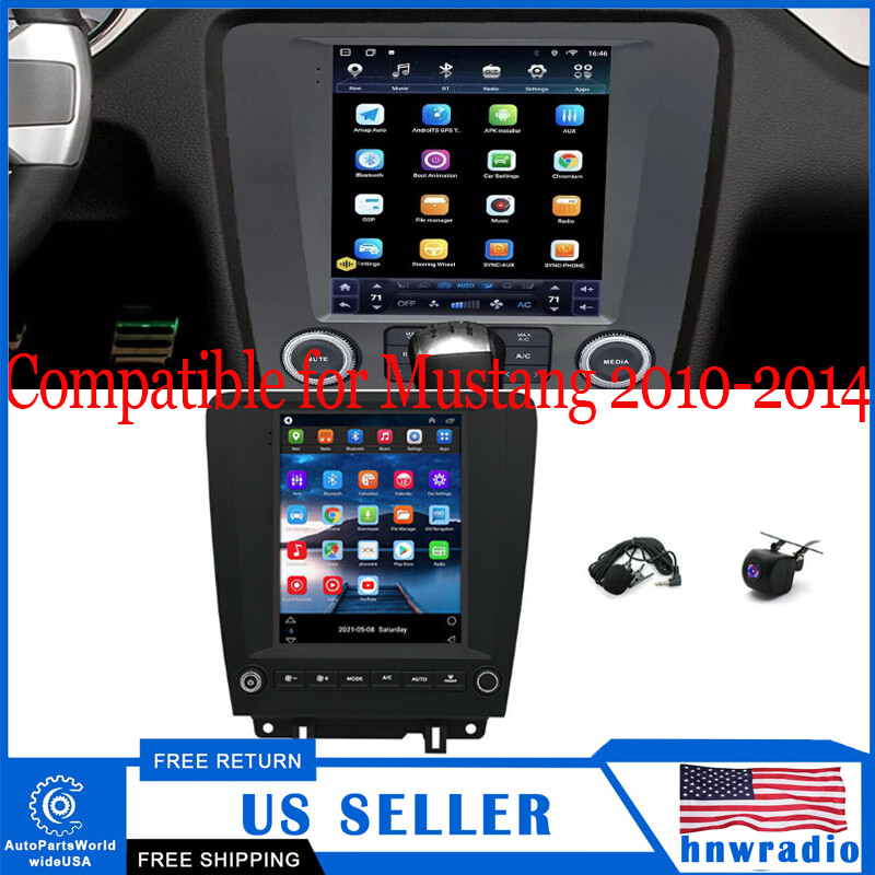 9 inch Apple Carplay Car Stereo Radio GPS Navi FM For Ford Mustang 2010-2014 US