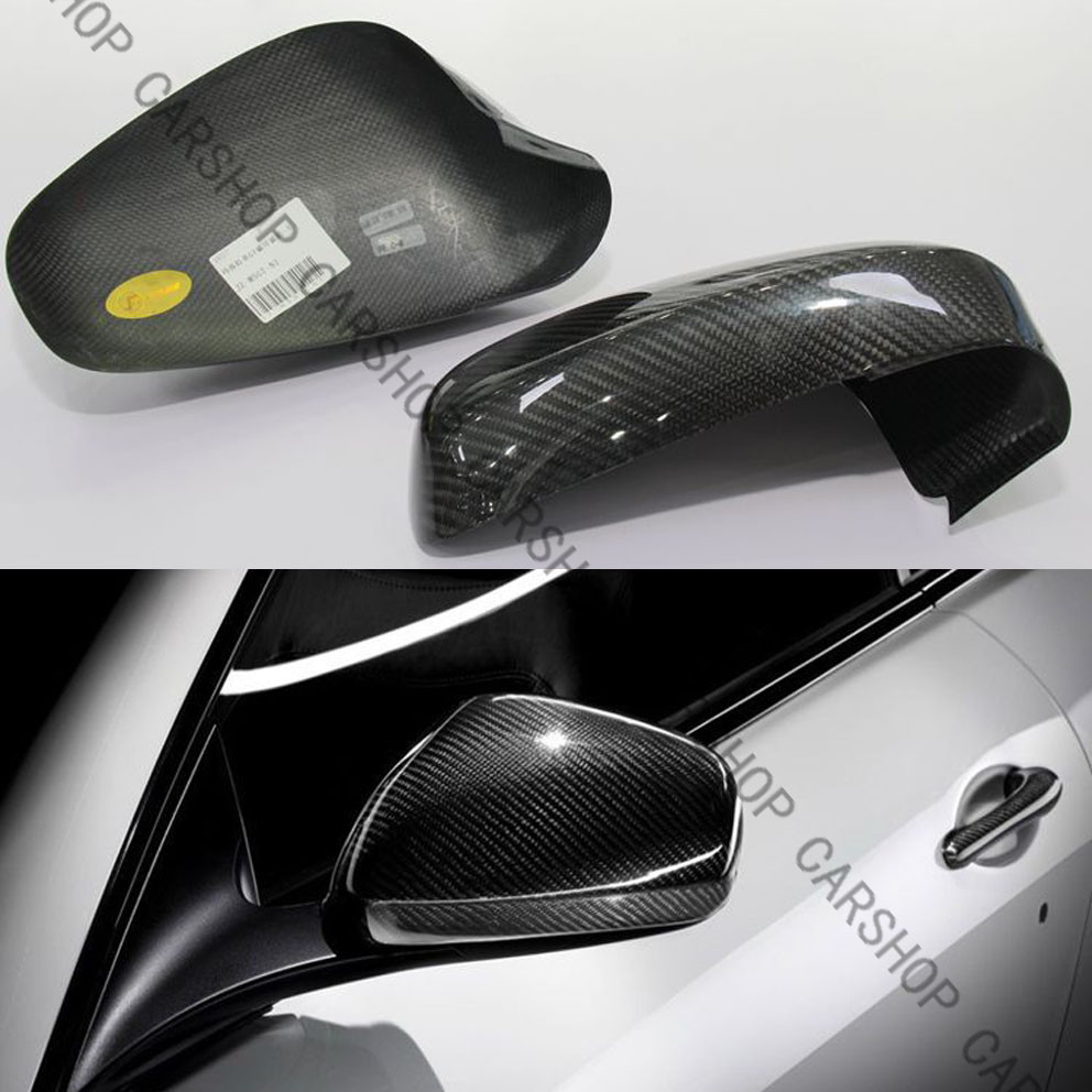 Real Carbon Fiber Side View Mirror Cover Caps For Maserati Granturismo GT GTS MC
