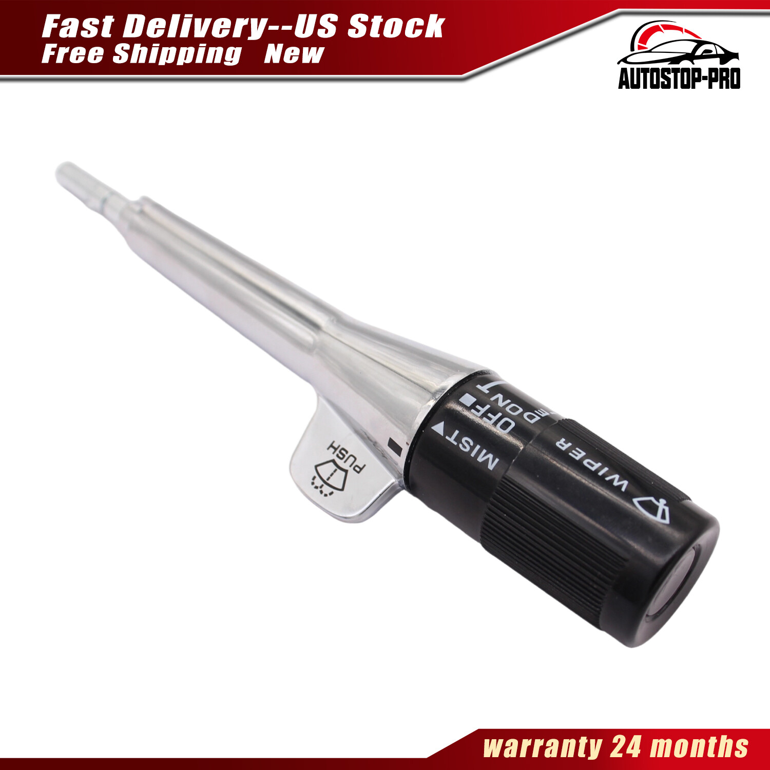 New Chrome Turn Signal Delay Wiper Lever Switch 22510144 for Chevrolet Buick GMC