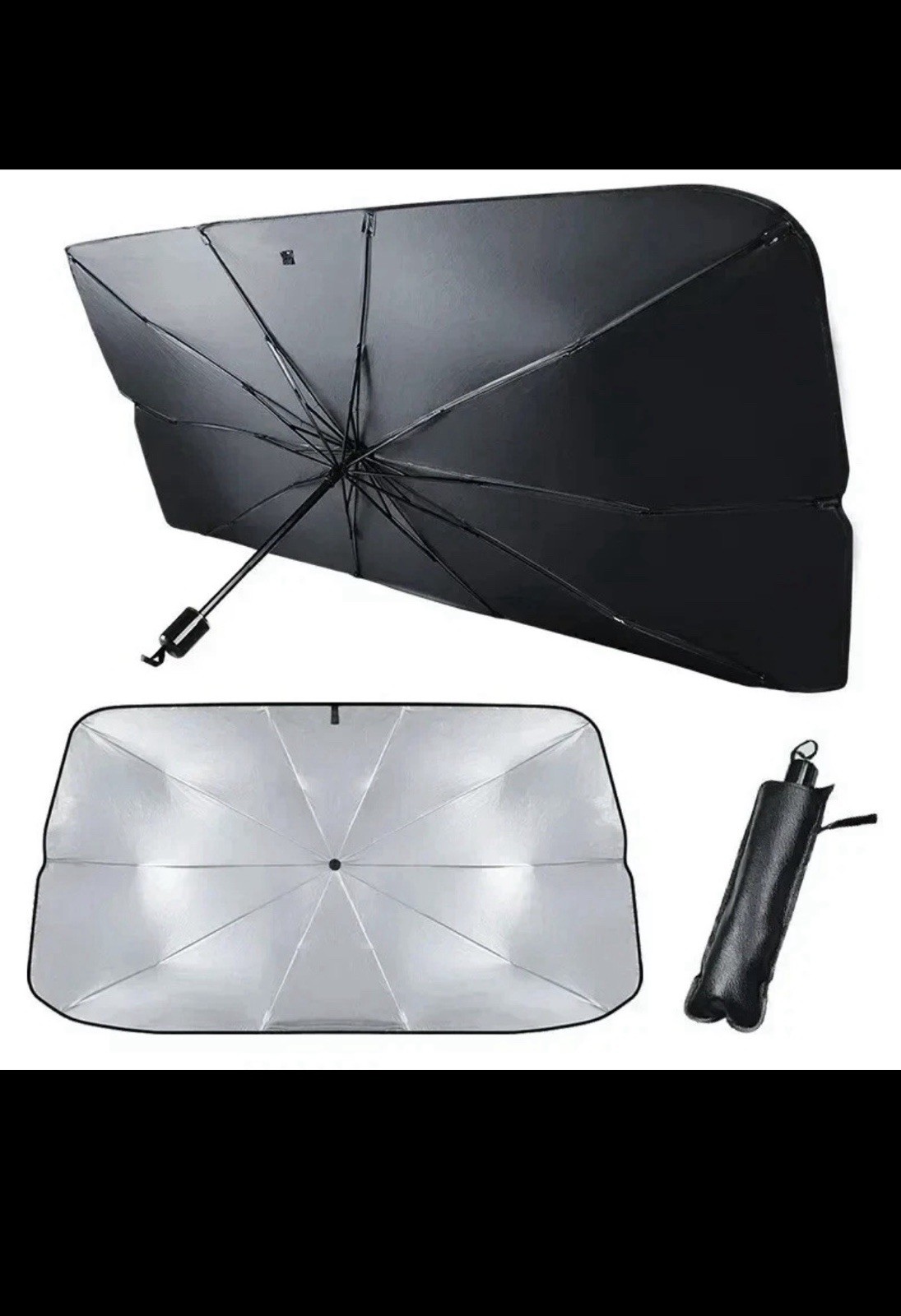 Foldable Car Windshield Sun Shade Umbrella Front Window Visor Cover UV Protector