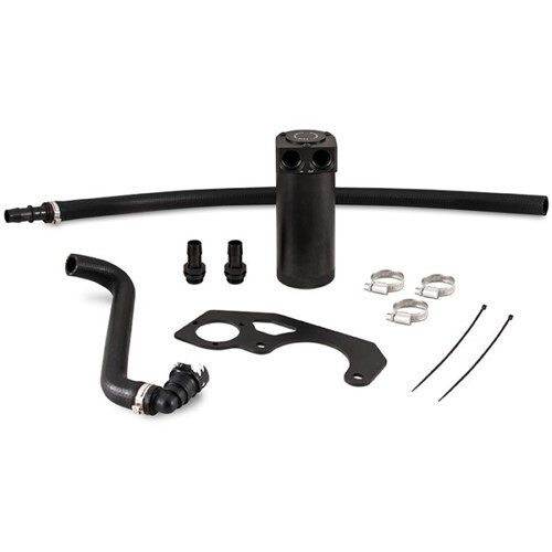 Mishimoto MMBCC‑JLH‑18CBE Baffled Oil Catch Can for 2018-2023 Jeep Wrangler JL