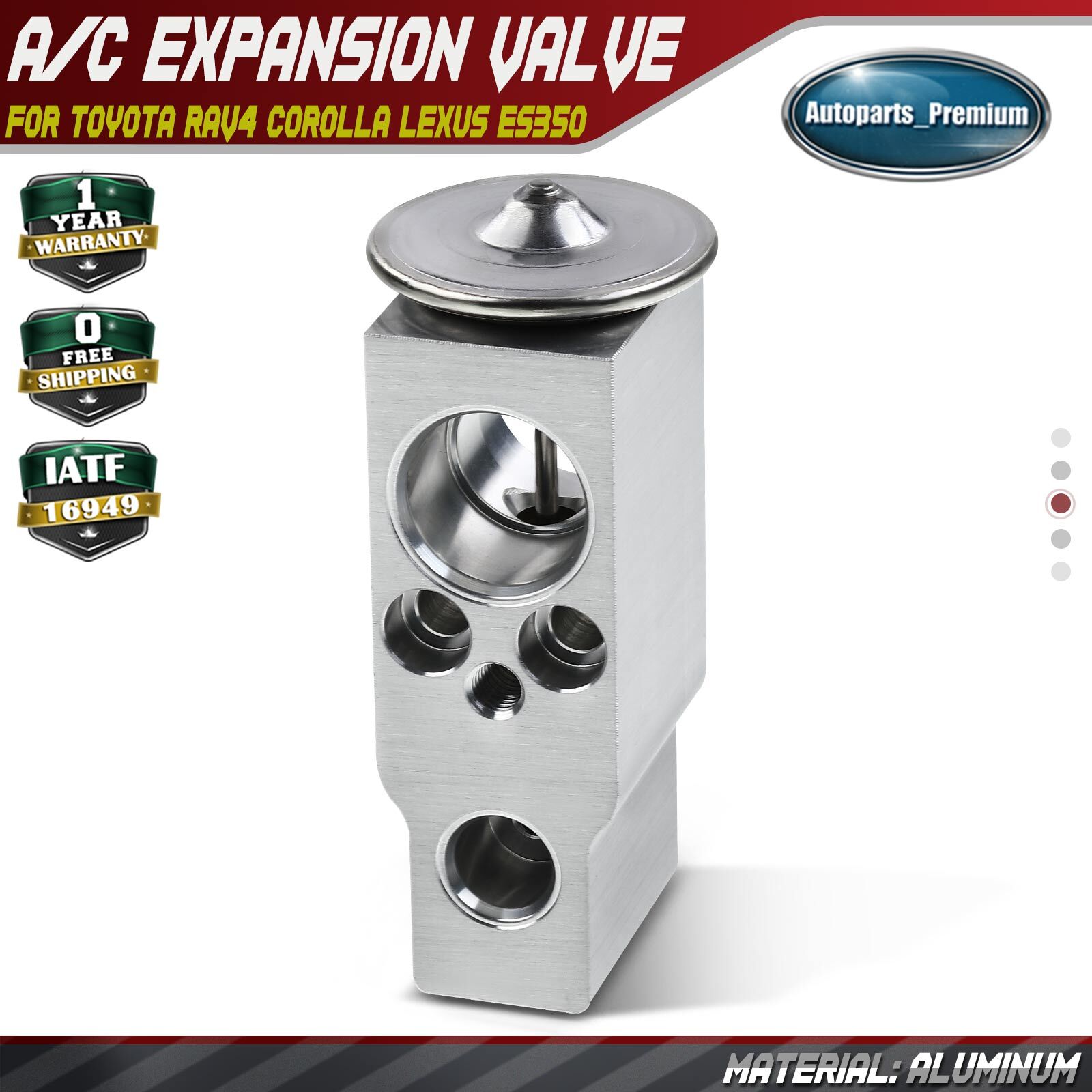 A/C Expansion Valve for Toyota RAV4 Corolla Highlander Avalon Lexus ES300h ES350