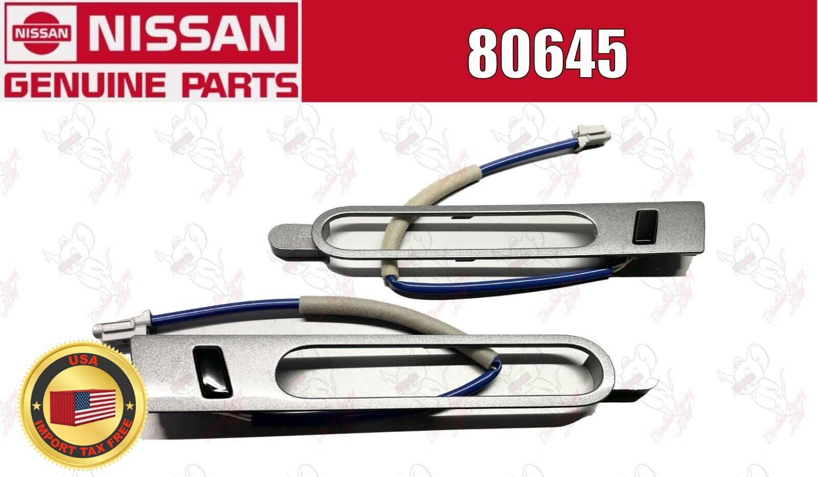 Nissan Genuine R35 GT-R 2007- ESCUTCHEON, OUTSIDE HANDLE LH & RH Set OEM