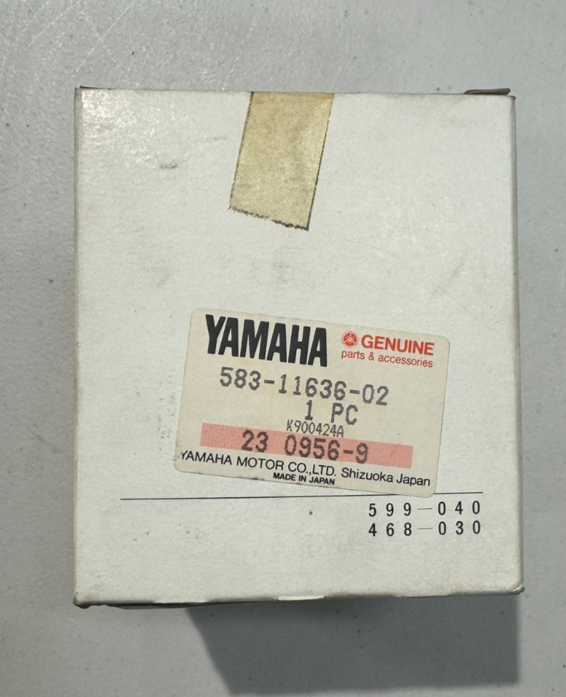New OEM Yamaha Genuine Piston OS 0.50MM 583-11636-02-00 for TT 500 / XT 500 New OEM Yamaha Genuine Piston OS 0.50MM 583-11636-02-00 for TT 500 / XT 500