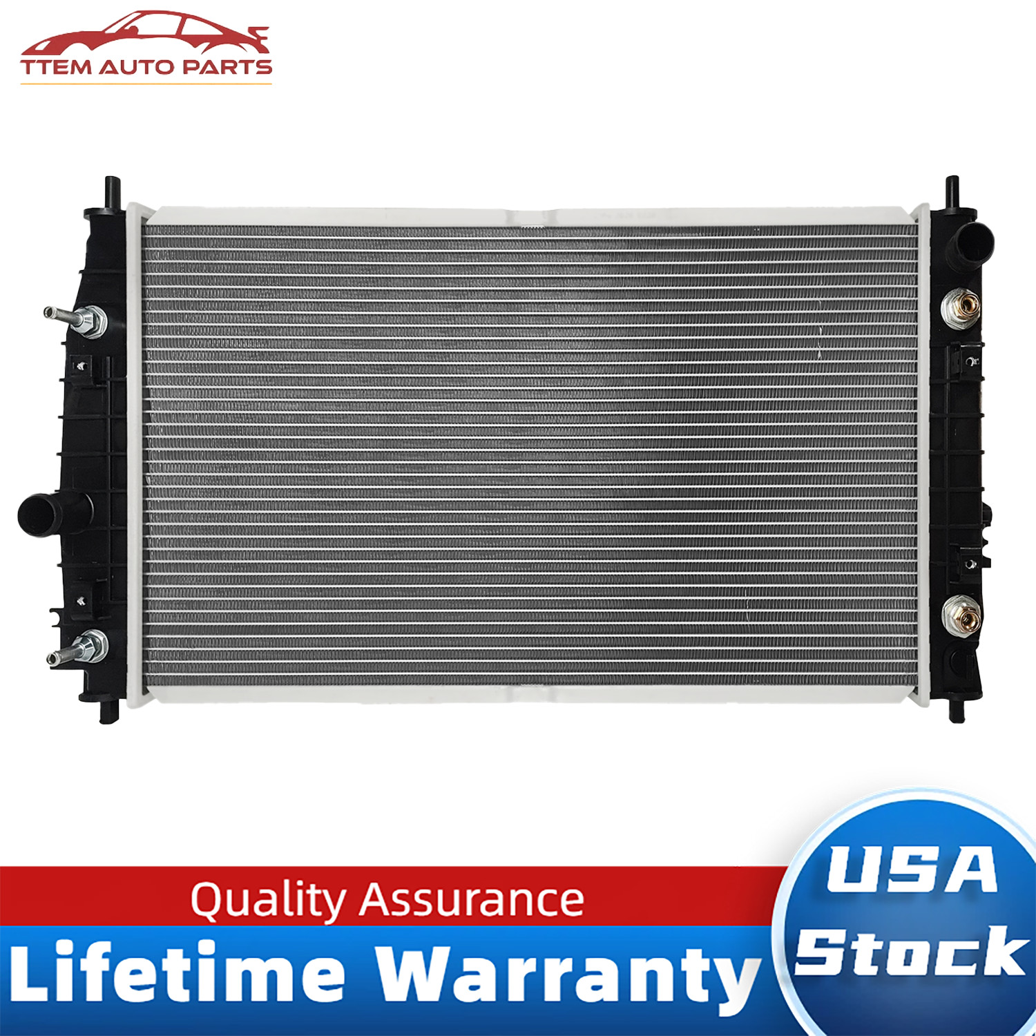 2184 Radiator Aluminum For 98-04 Chrysler 300M Dodge Intrepid 2.7/3.2/3.5L V6 AT