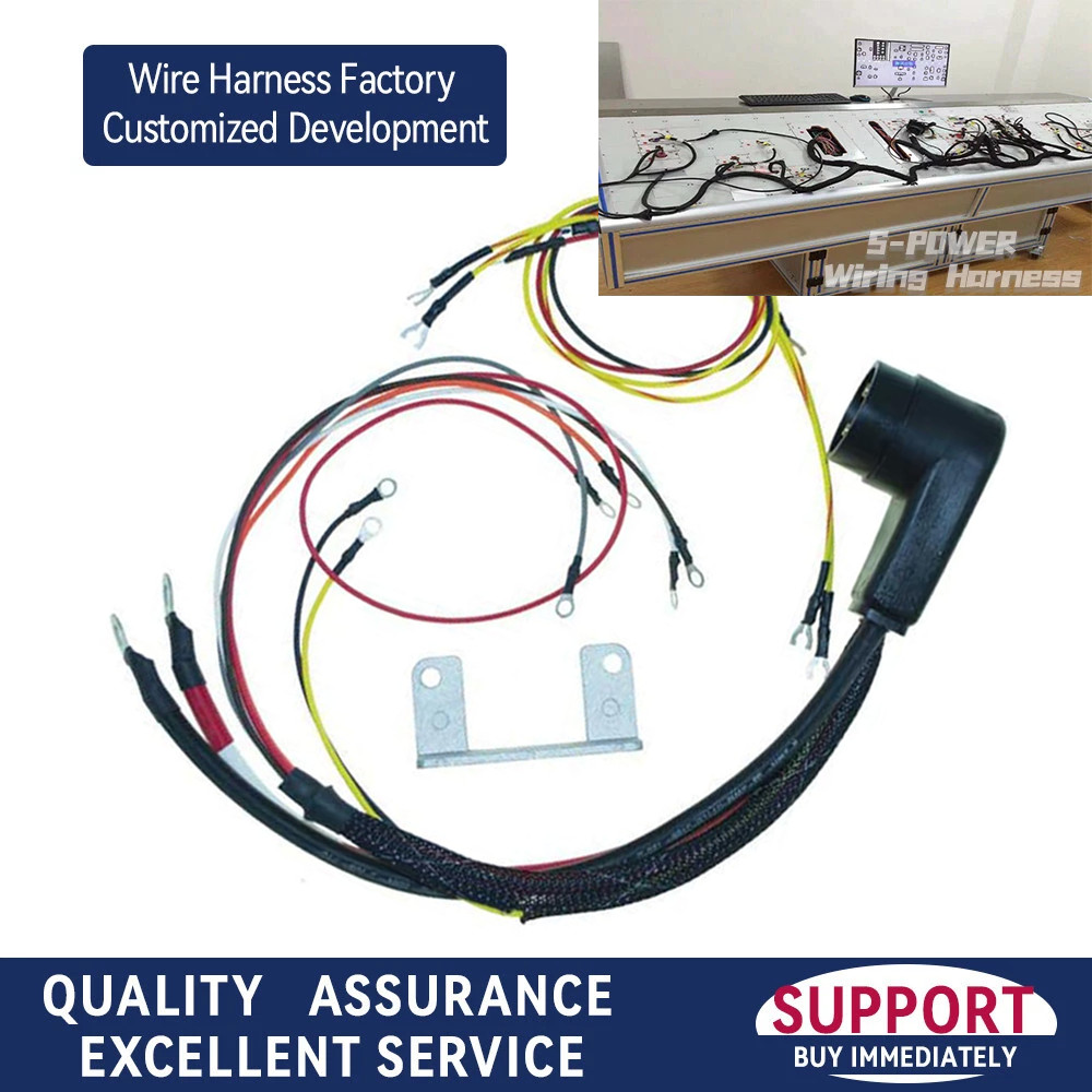 414-2770 Marine Engine Harness For Mercury 4 Cylinder 85 Hp 850 Serial 1966-1981