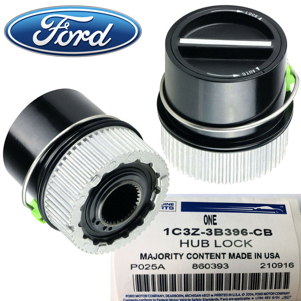 2pcs Ford OEM Front Automatic Locking Hub For 99-04 Ford F250 350 Super Duty 4x4