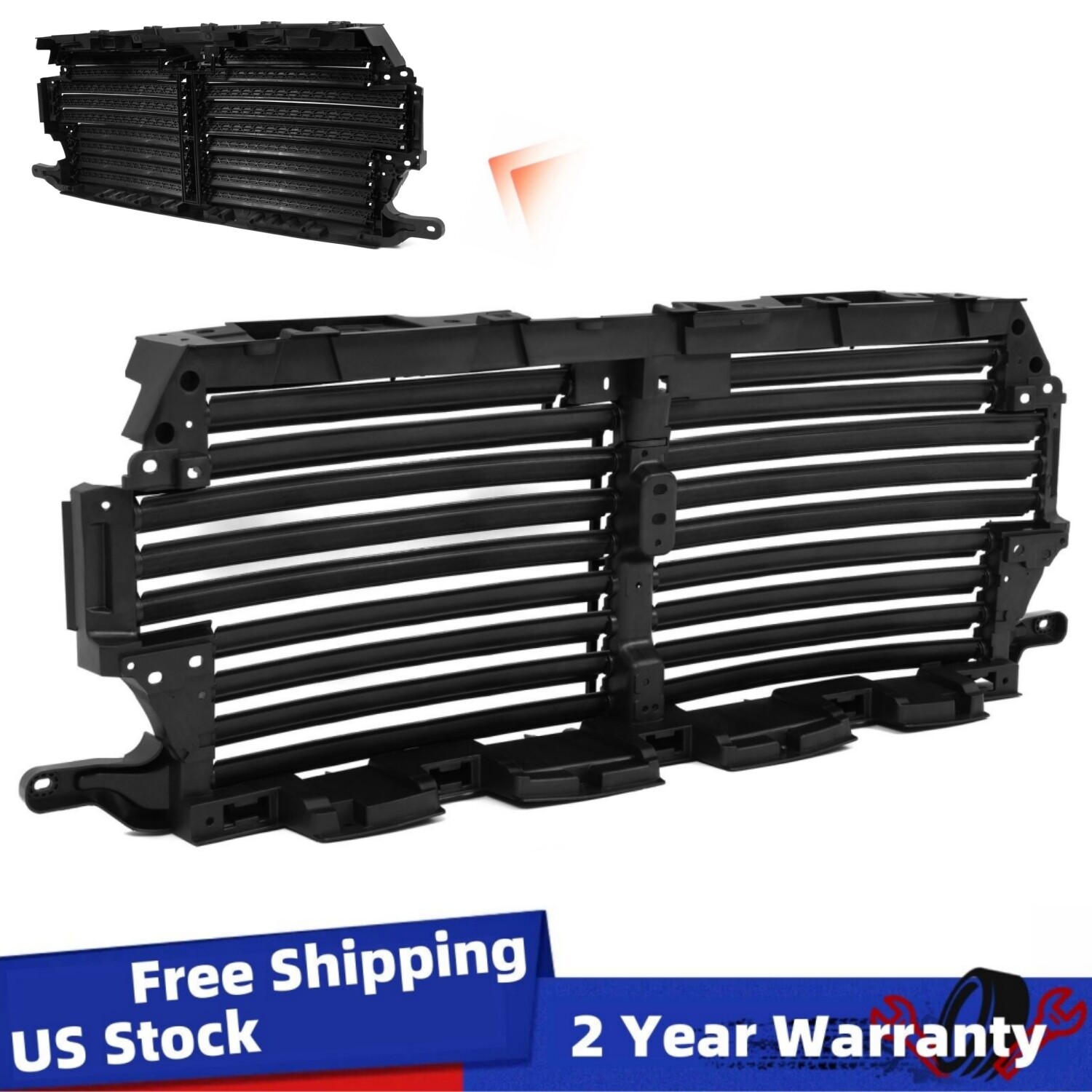 For Ford F-150 F150 2018-2020 Upper Radiator Grille Air Shutter Control Assembly For Ford F-150 F150 2018-2020 Upper Radiator Grille Air Shutter Control Assembly