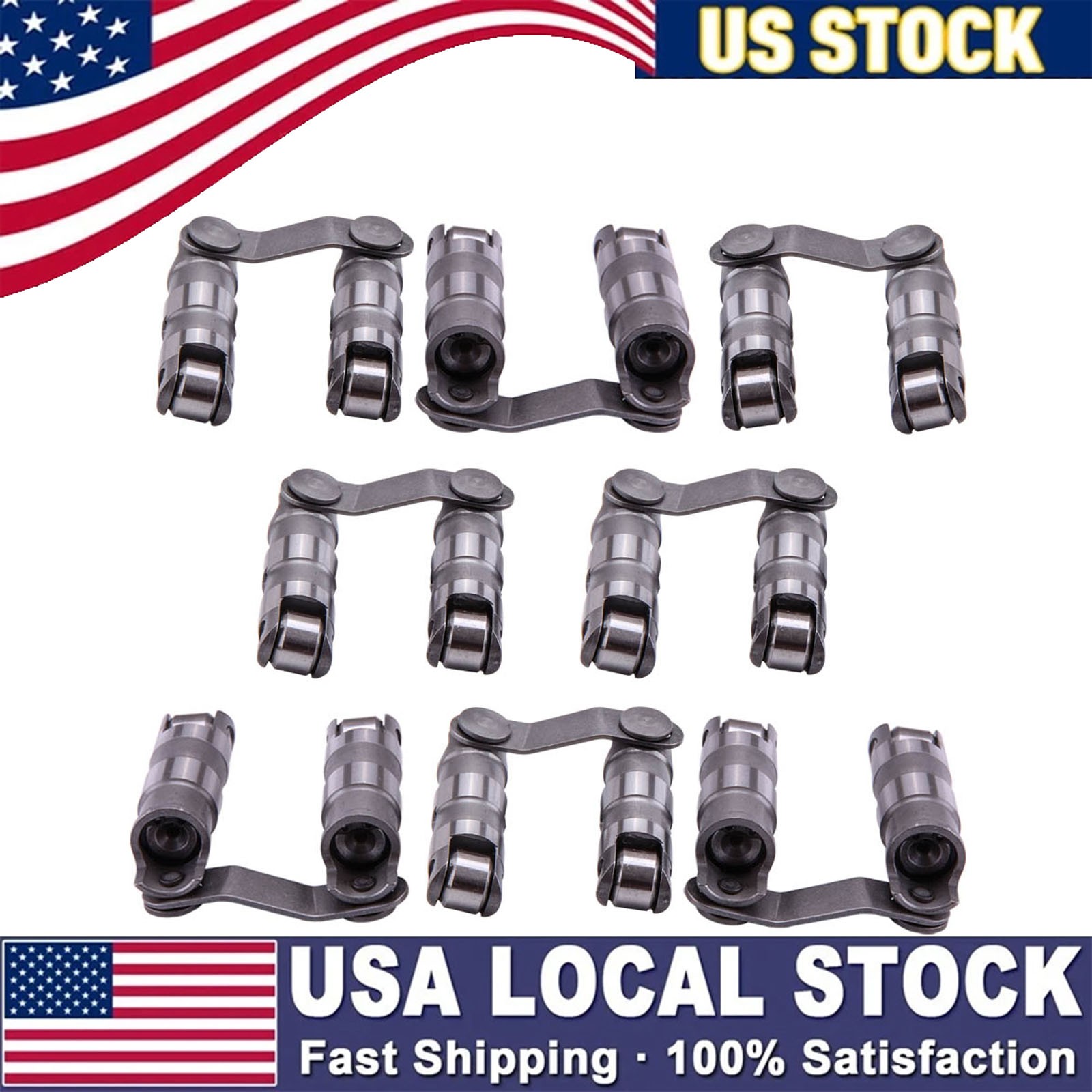 16 Hydraulic Roller Lifter Set for Chevy Chevrolet Big Block BBC 396 402 427 454 16 Hydraulic Roller Lifter Set for Chevy Chevrolet Big Block BBC 396 402 427 454