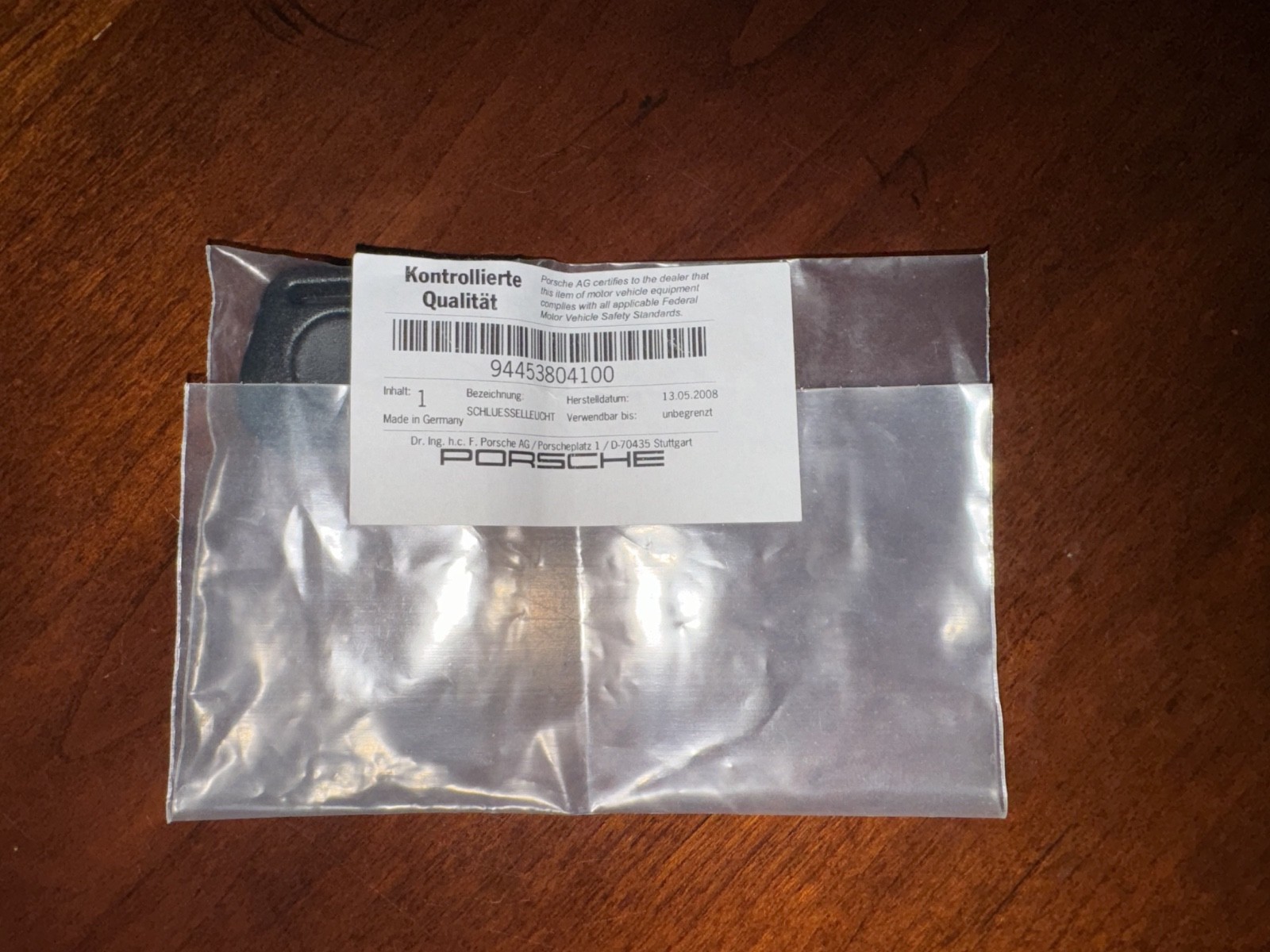 GENUINE PORSCHE KEY HEAD FOB 911 964 993 944 912 930 KEY HEAD **FREE KEY CHAIN**