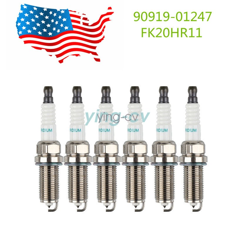 6PC TOYOTA LEXUS OEM IRIDIUM SPARK PLUG SET FAST SHIPPING 90919-01247 6PC TOYOTA LEXUS OEM IRIDIUM SPARK PLUG SET FAST SHIPPING 90919-01247