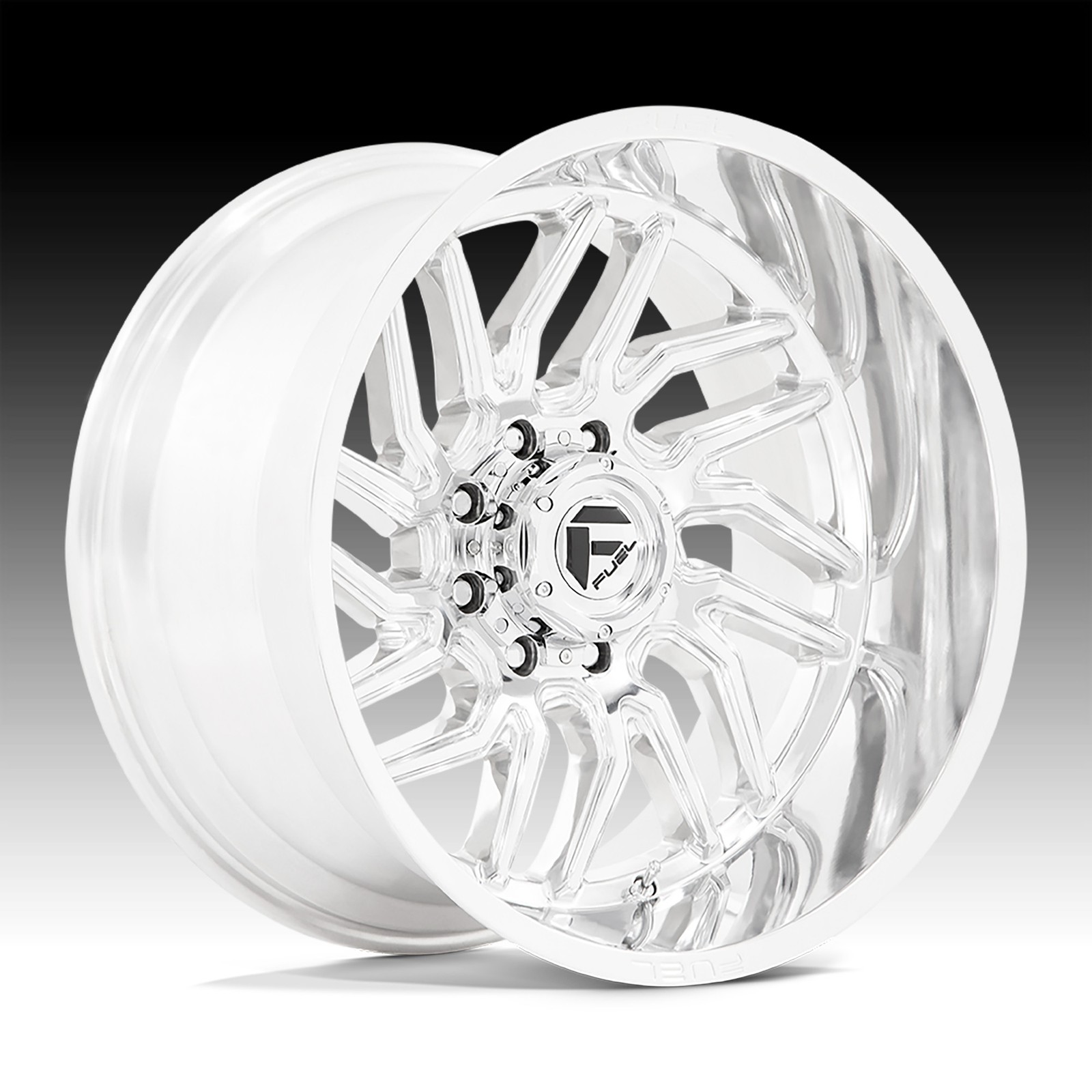 4/Fuel D809 Hurricane Polished Milled 20x9 5x5 20mm (D80920907557)