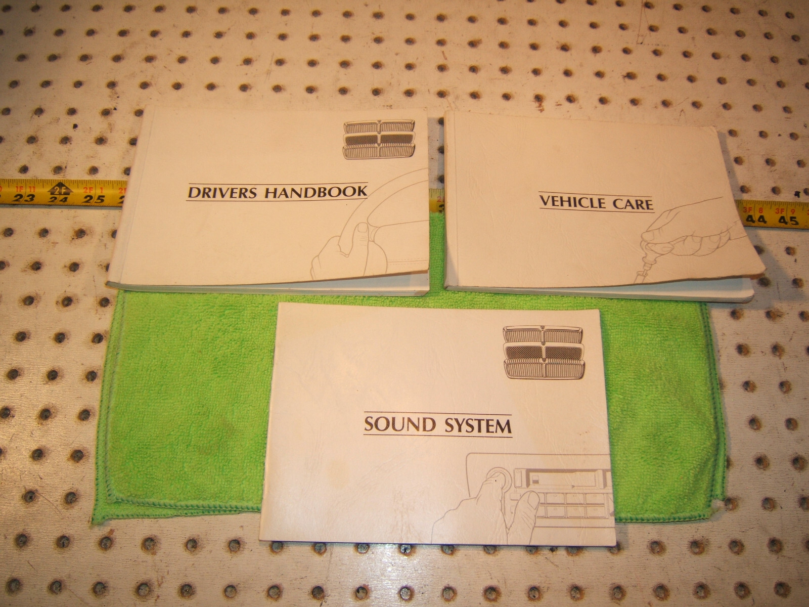 Genuine Jaguar 1995 XJ6,XJR VP Driver Genuine OEM 1 set of 3 Handooks only