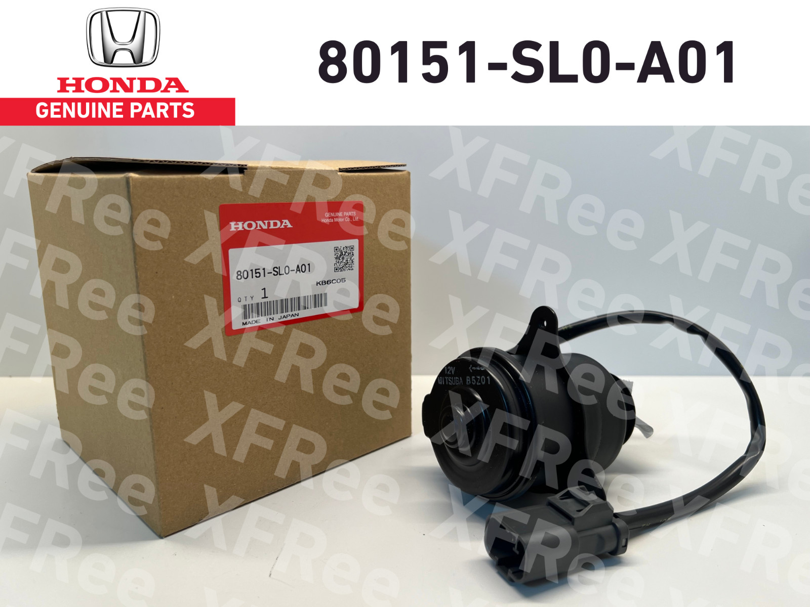 Honda Genuine Acura NSX NA1 NA2 Engine Cooling Fan Motor 80151-SL0-A01 OEM Honda Genuine Acura NSX NA1 NA2 Engine Cooling Fan Motor 80151-SL0-A01 OEM