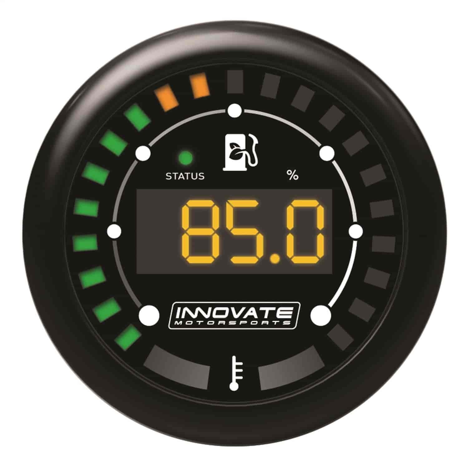 Innovate Motorsports MTX-D Digital Ethanol Content and Fuel Temperature Gauge