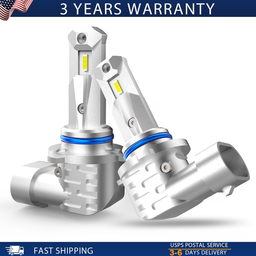 2x 9006 HB4 HID White LED Headlight Light Fog Driving Bulbs DRL Super Bright 6k