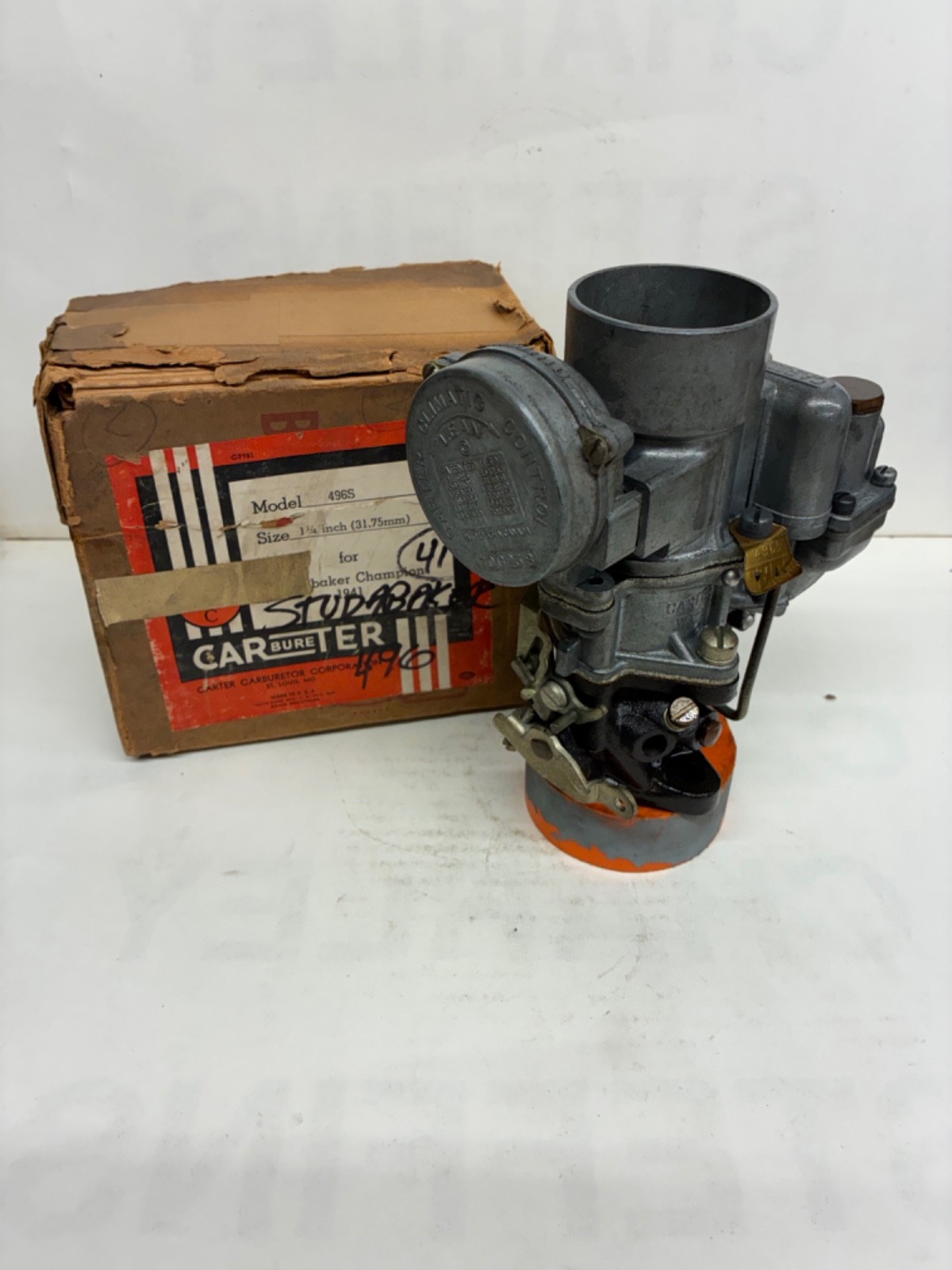 New Carter WA-1 496 1941-1945 Studebaker Champion 6cy Car Truck Carburetor New Carter WA-1 496 1941-1945 Studebaker Champion 6cy Car Truck Carburetor