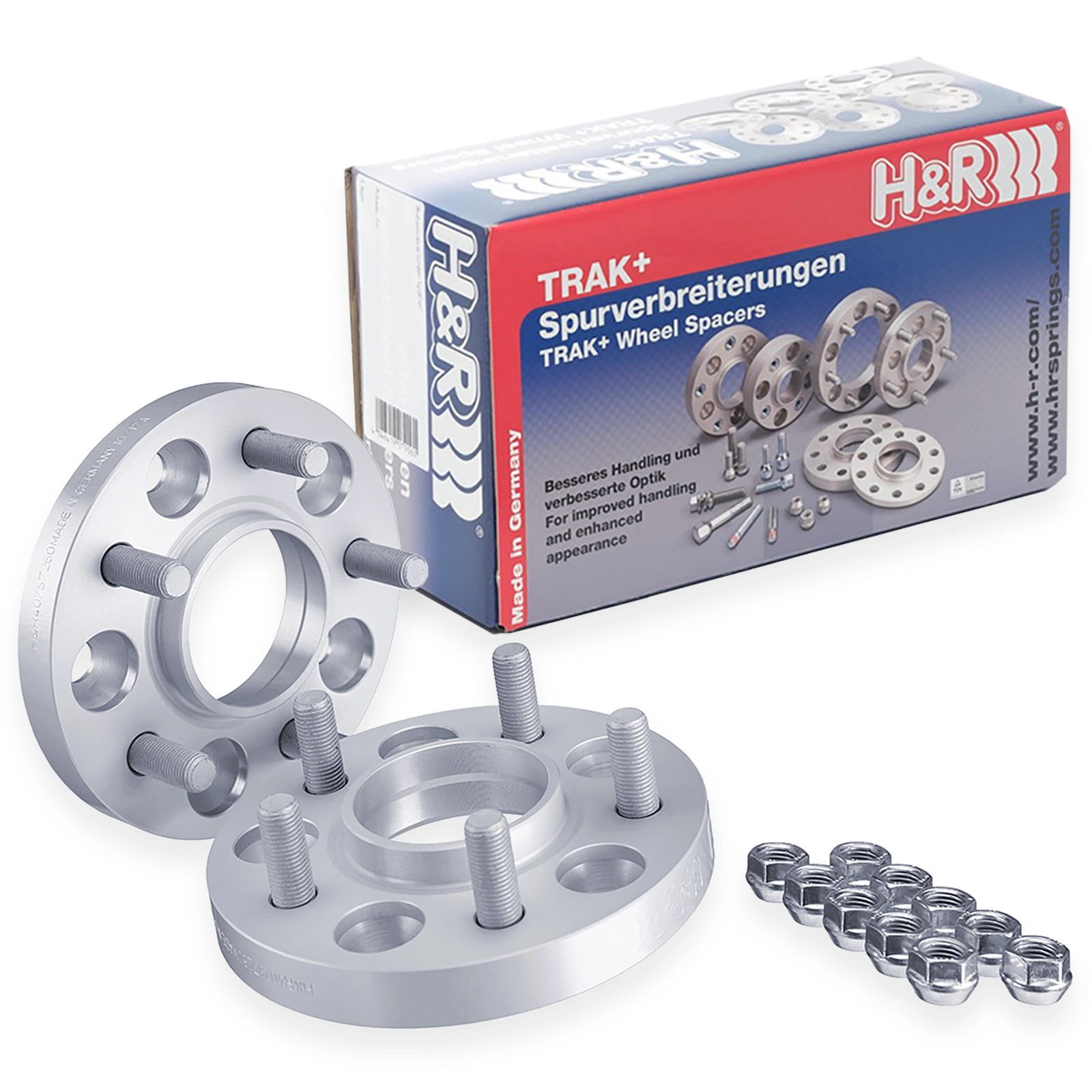 H&R 4665681 DRM Front or Rear 23 mm Wheel Spacers Kit Set for 05-16 Aston Martin